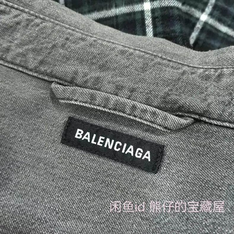 Balenciaga Balenciaga size 37 Fake two-piece checkerboard cotton-padd Size US S / EU 44-46 / 1 - 6 Thumbnail