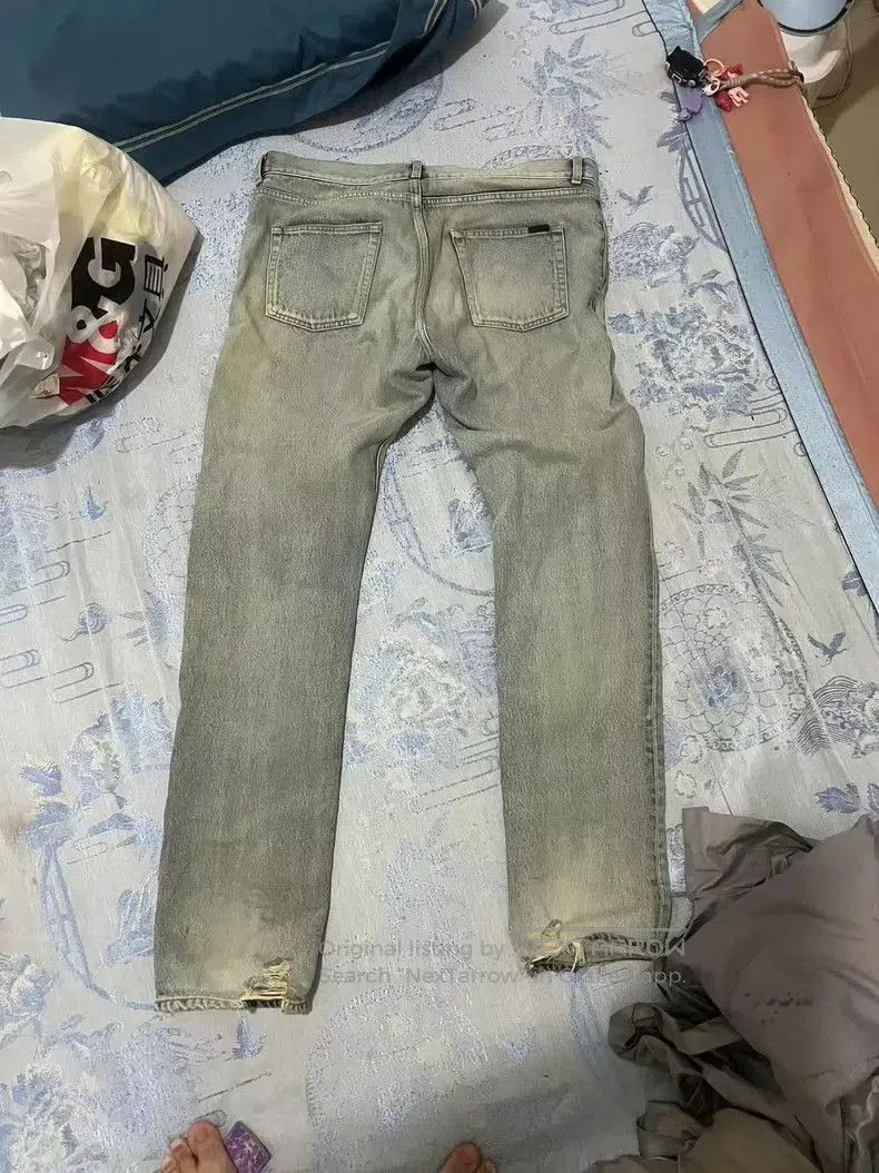 Yves Saint Laurent YSL Men's Slim Fit Denim Jeans. Size US 34 / EU 50 - 3 Thumbnail