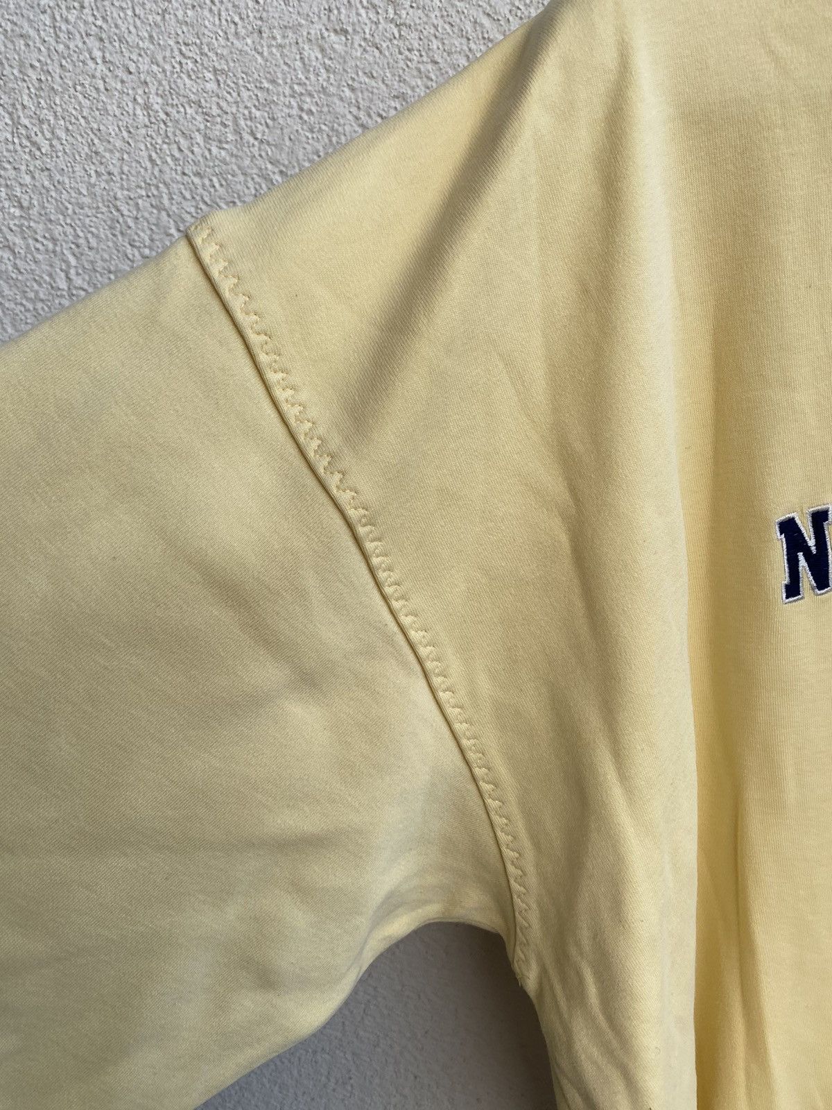 Yves Saint Laurent 90s YSL Sweatshirt Yellow Sweater Vintage Big Logo y2k Size US L / EU 52-54 / 3 - 13 Thumbnail