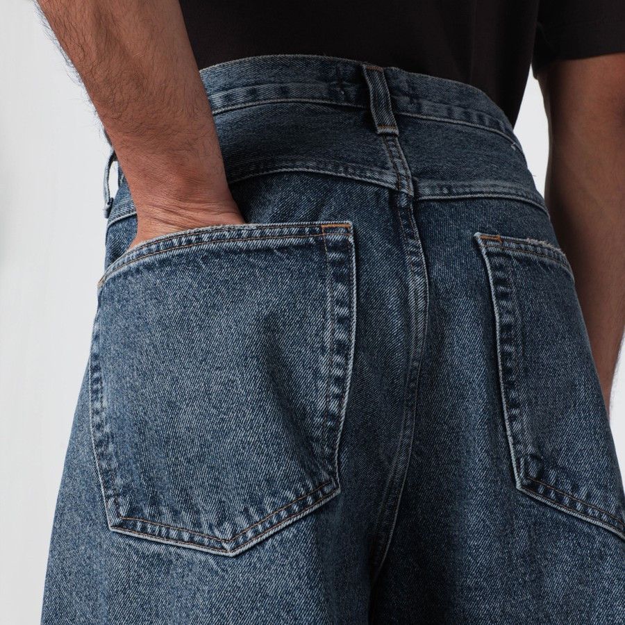 Agolde o1d2blof1025 Denim Jeans in Blue Size US 32 / EU 48 - 5 Thumbnail