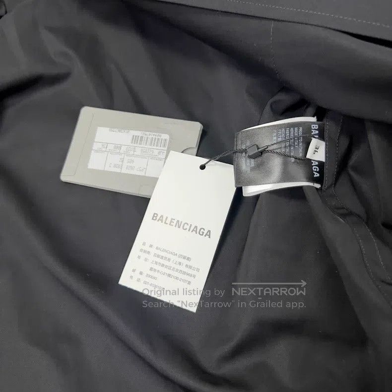 Balenciaga Balenciaga Logo Shirt with Special Tailoring Design Size XS / US 0-2 / IT 36-38 - 5 Thumbnail