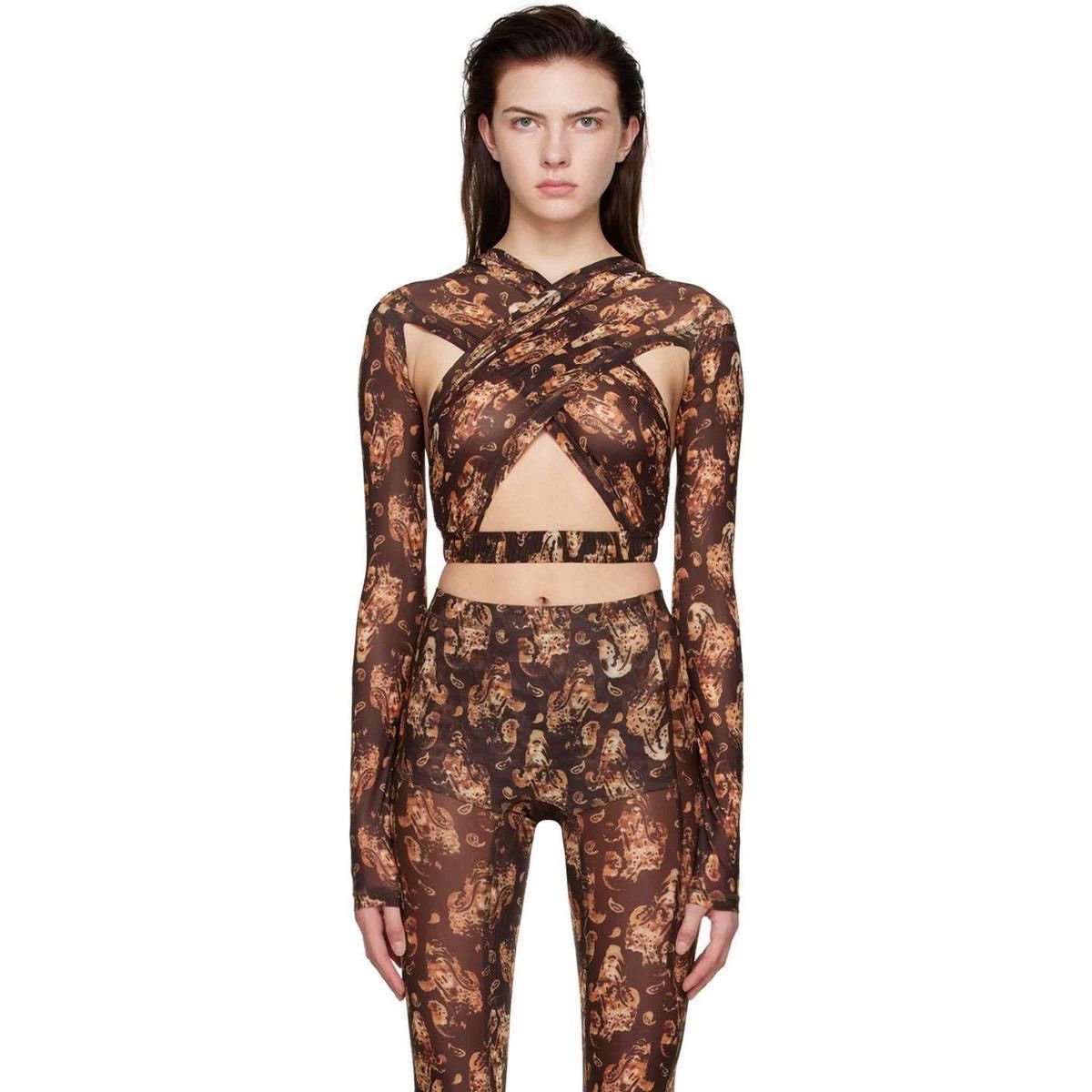 KNWLS knwls 22 cross cutout top size S in stock Size S / US 4 / IT 40 - 4 Thumbnail