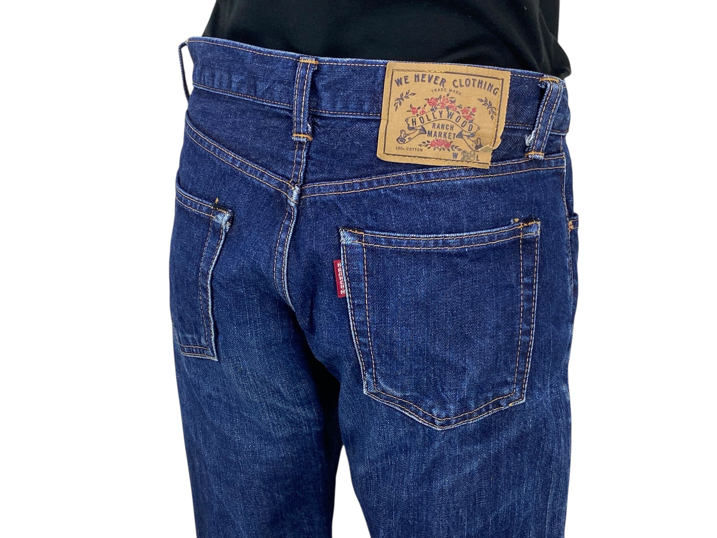 Japanese Brand HRM Tapered Leg Jeans Size US 28 / EU 44 - 7 Thumbnail