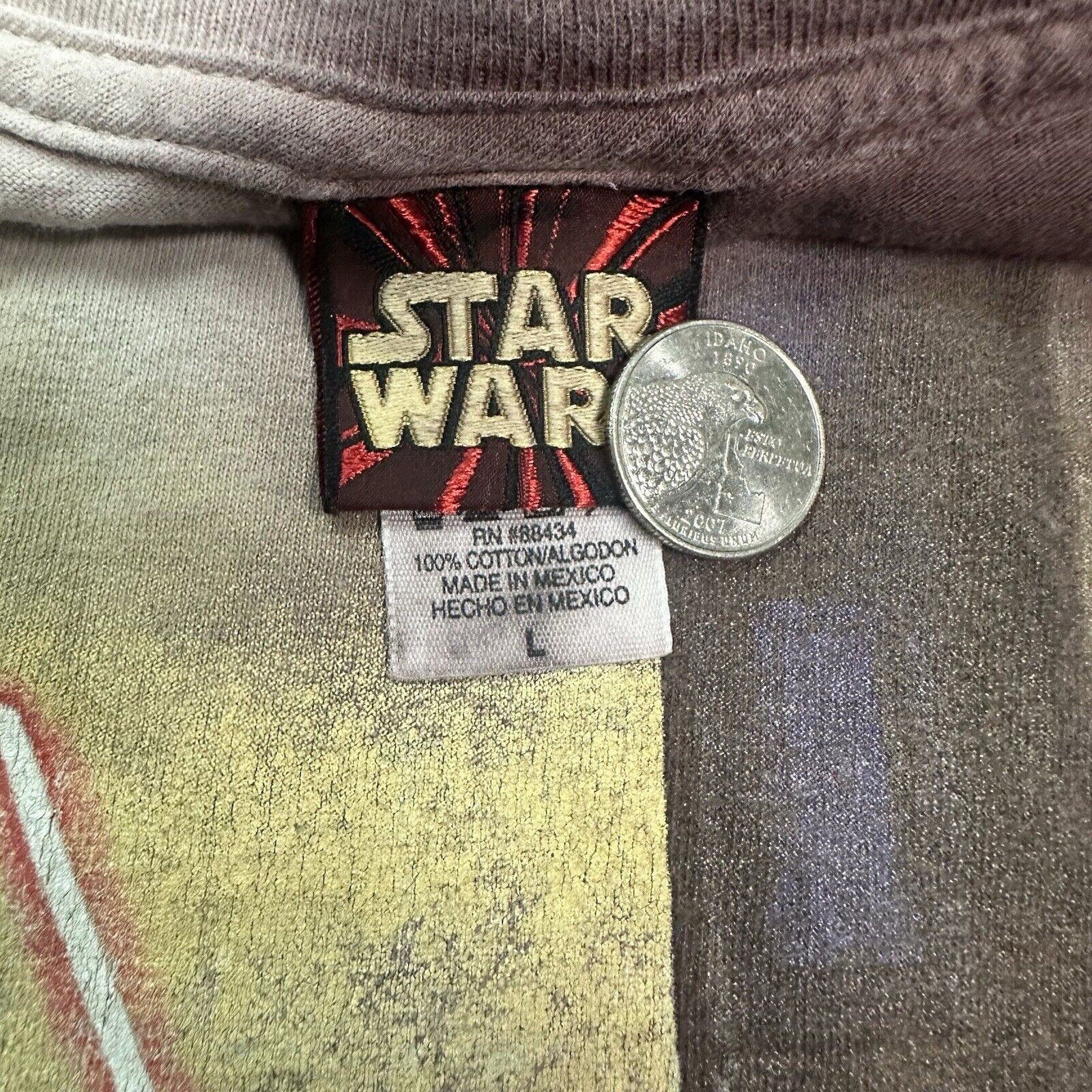 Sci-Fi Fantasy × Star Wars × Vintage Vintage 90s Star Wars Obi Wan Darth Maul Qui-Gon Jinn Tee Size US L / EU 52-54 / 3 - 4 Thumbnail