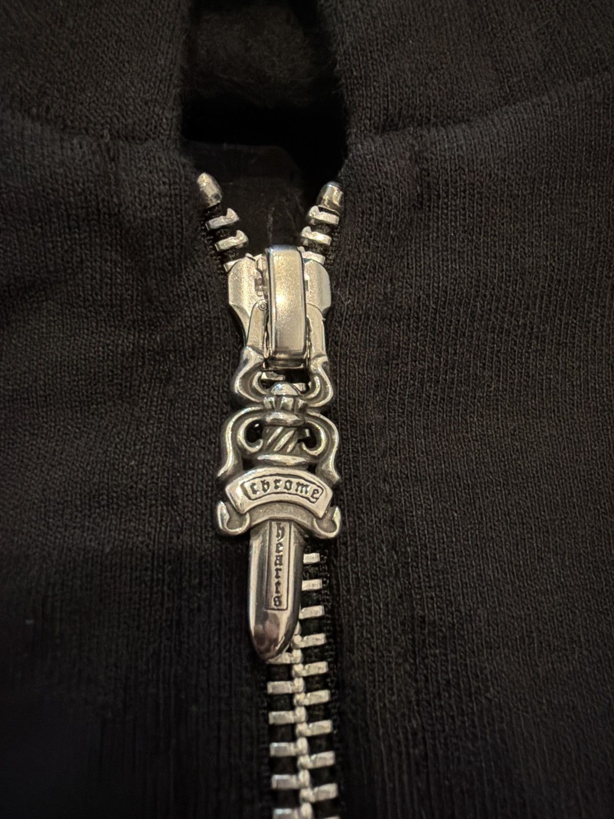 Chrome Hearts Chrome Hearts Vertical Logo Zip Up Size US L / EU 52-54 / 3 - 3 Thumbnail