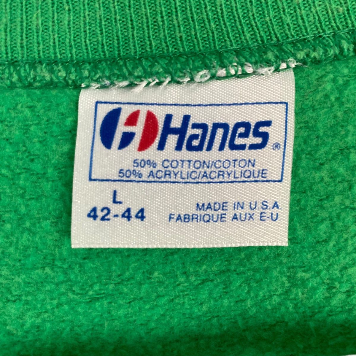 Hanes × Vintage Vintage Hanes Activewear Graphic Crewneck Sweatshirt Green Size L / US 10 / IT 46 - 5 Thumbnail