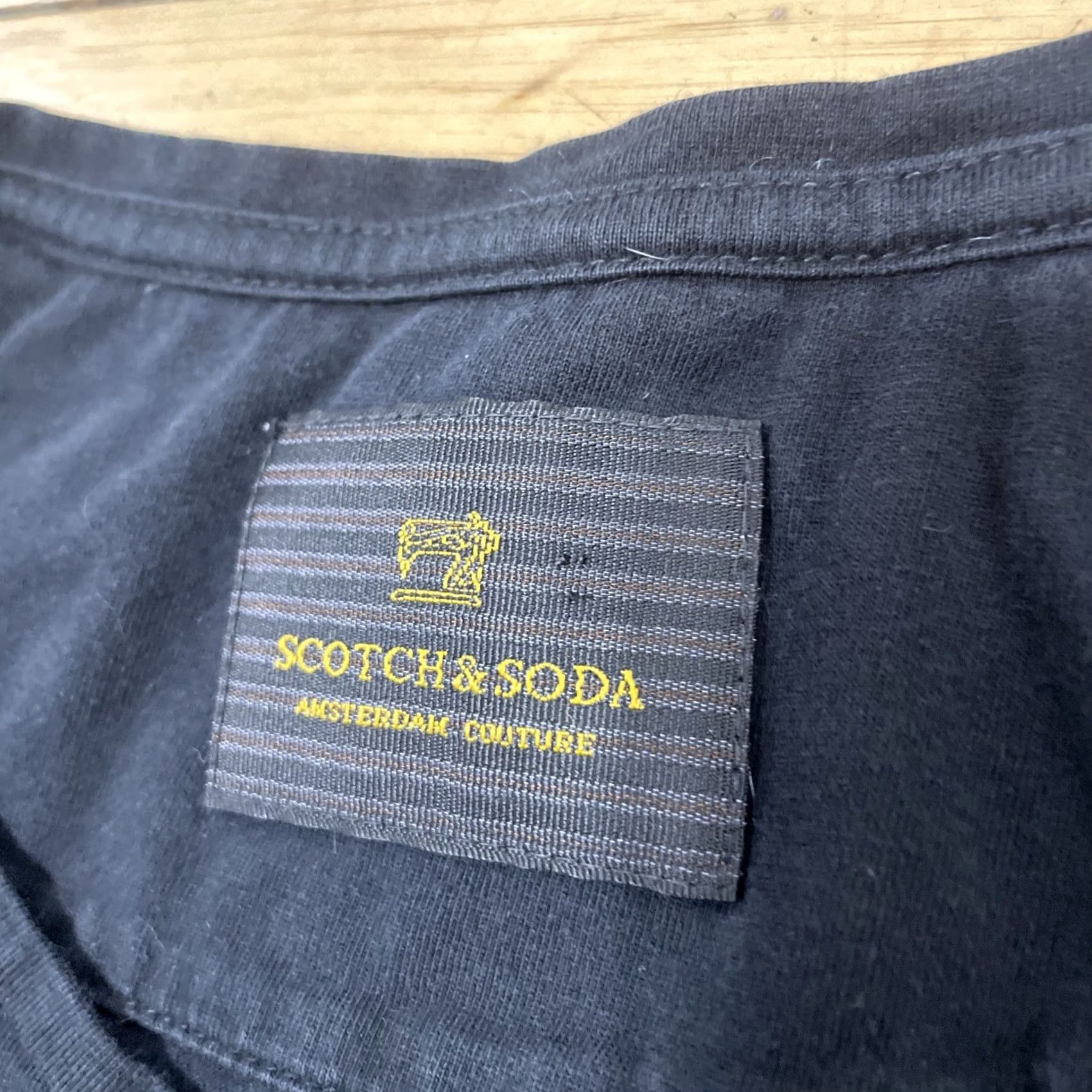 Scotch & Soda Scotch & Soda Resort Twenty Two Shirt Unisex Adults 2XL Black Blue Beach Comfort Crew Neck Sleeveless Jersey T-Shirt Size US XXL / EU 58 / 5 - 7 Thumbnail