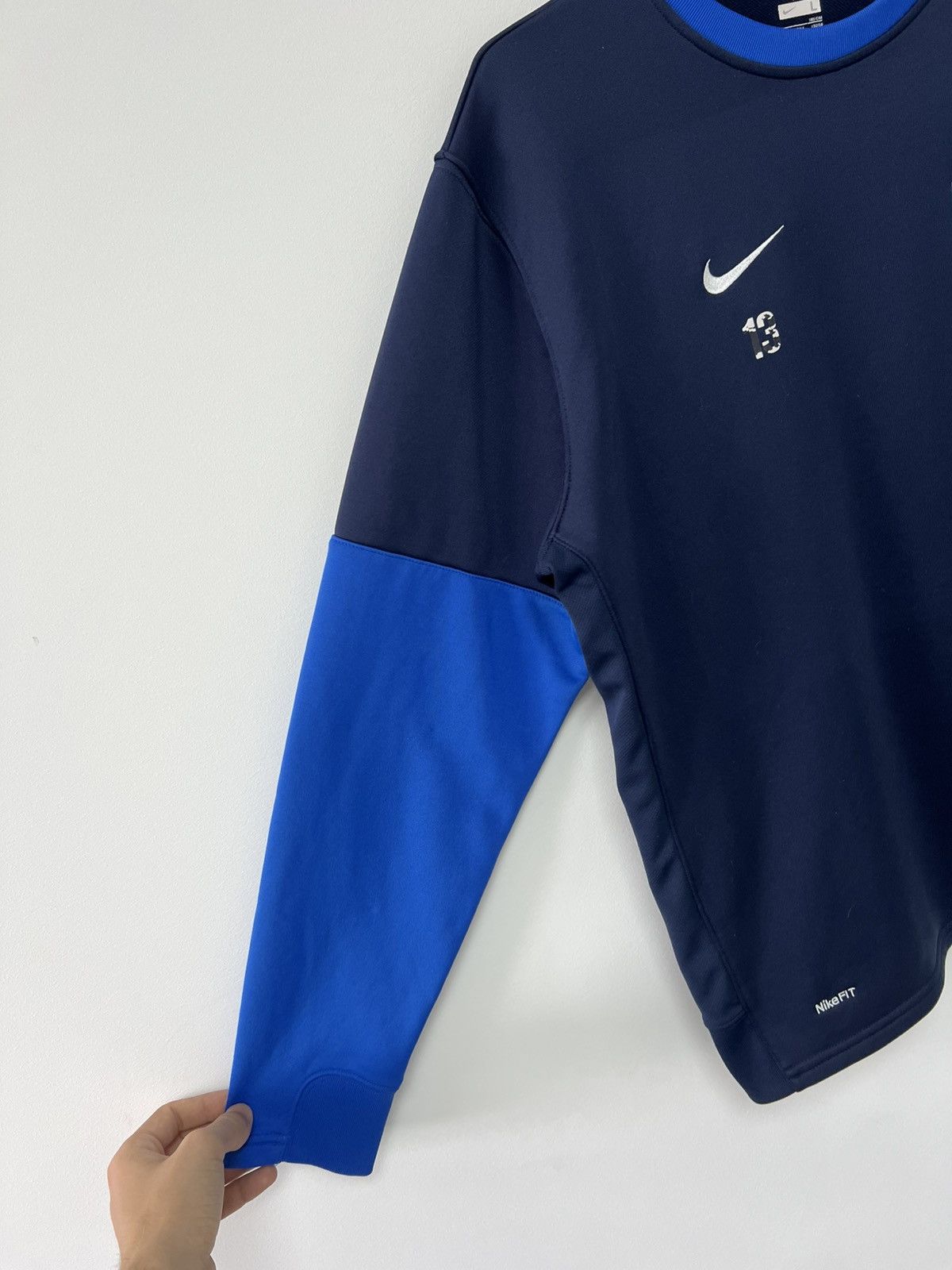 Nike Fc Zurich 2009/2010 Player Issues Sweatshirt Nike Blue sz L Size US L / EU 52-54 / 3 - 7 Thumbnail