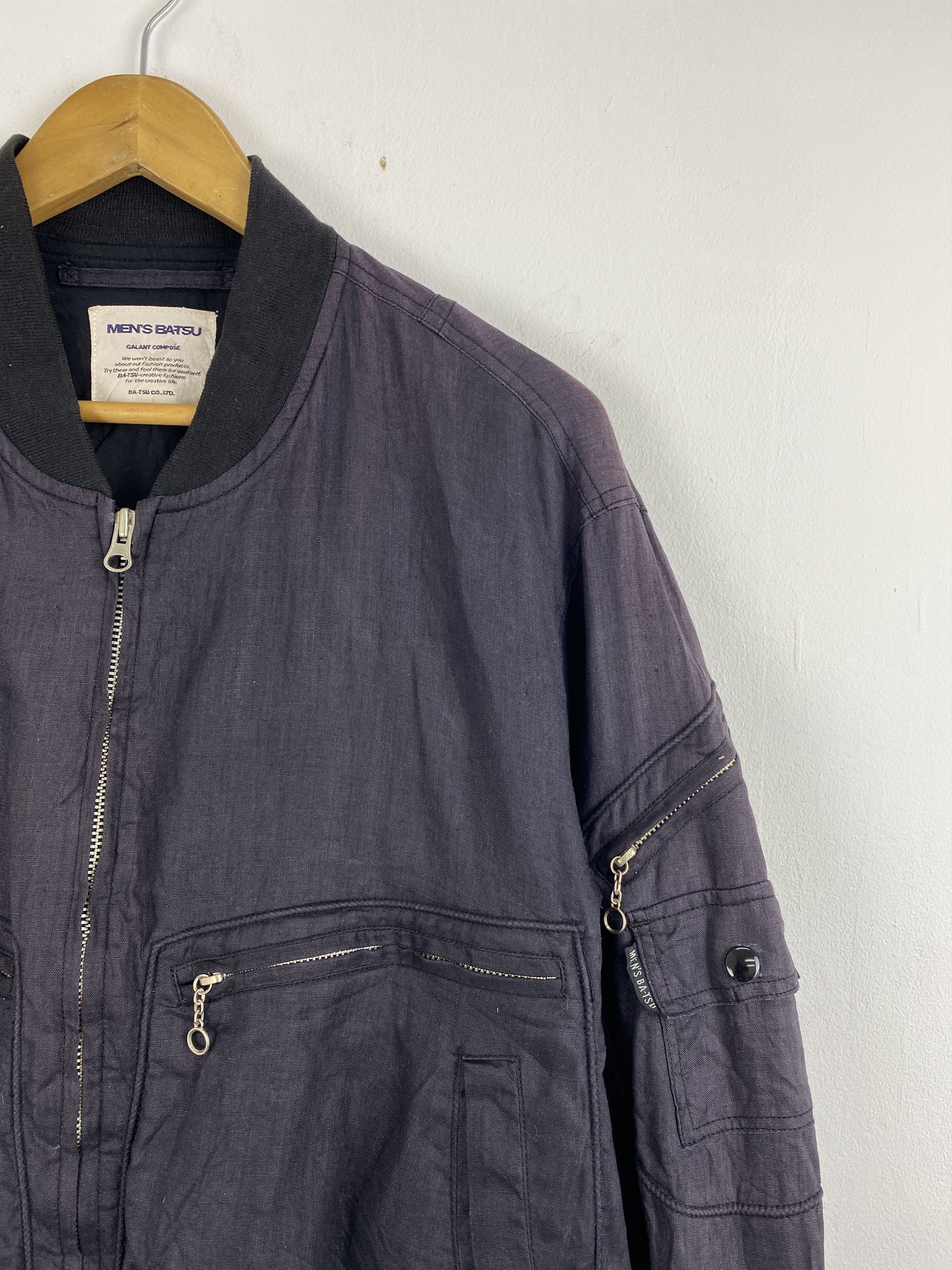 Japanese Brand Vintage Men’s Ba-Tsu Bomber Jacket J2005 Size US M / EU 48-50 / 2 - 7 Thumbnail