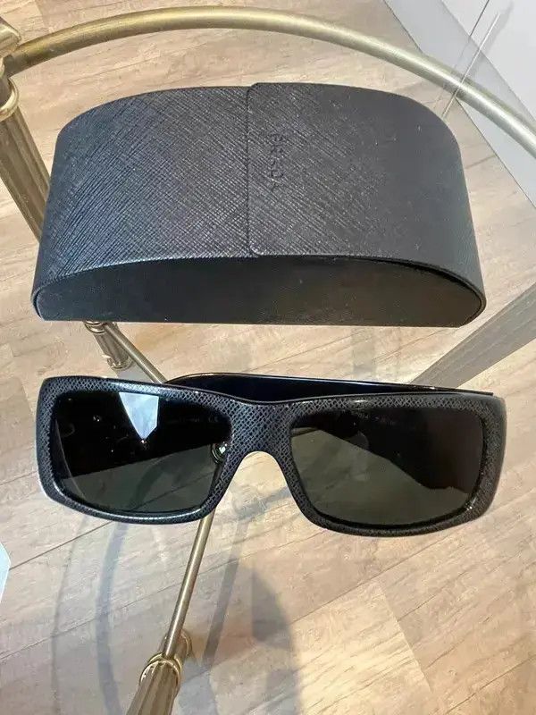 Prada PRADA Sunglasses Wrap Shield Mask Symbole Sport Red Tab Size ONE SIZE - 2 Thumbnail