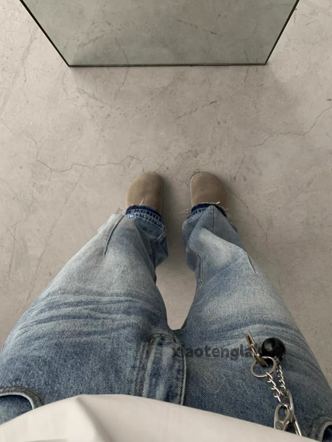 Jean × Vintage washed faded cleanfit yuppie loose bootcut y2k jeans Size US 32 / EU 48 - 2 Thumbnail
