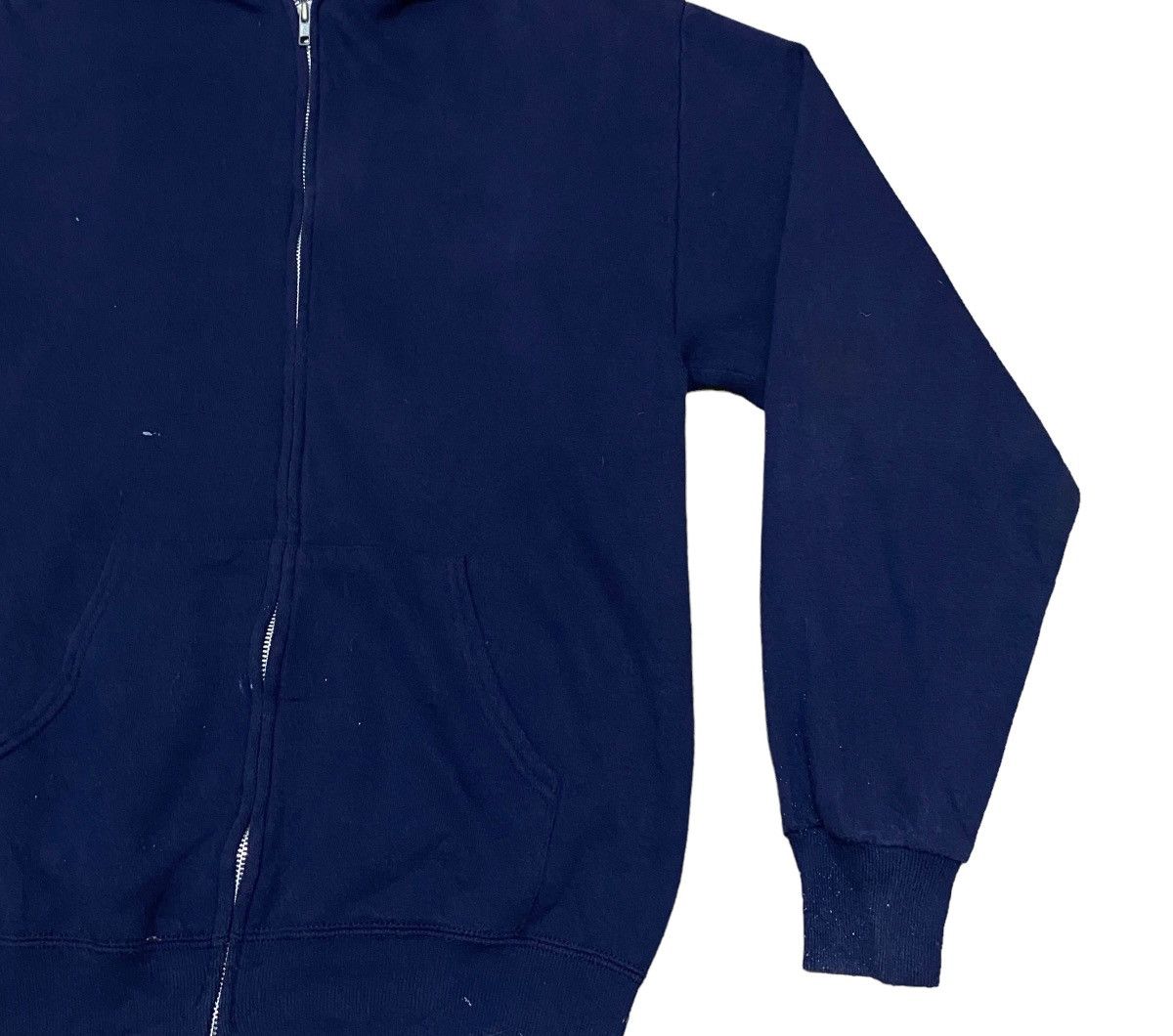 Vintage Vintage Brand Jerzees Plain Zipper Hoodie 1990s Size US M / EU 48-50 / 2 - 4 Thumbnail