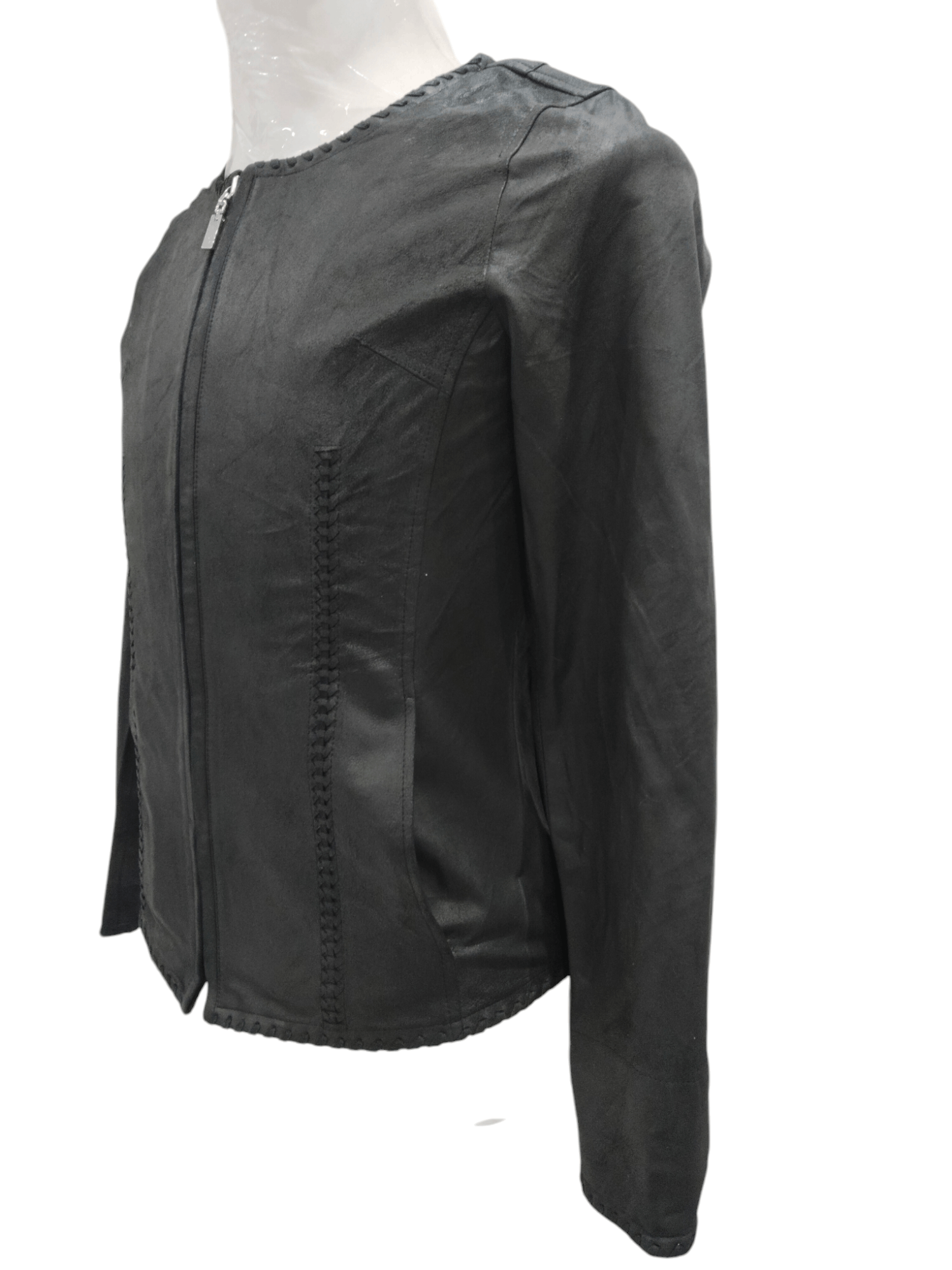 Balmain Rare! Balmain Leather Jackets Nice Design! Size S / US 4 / IT 40 - 2 Thumbnail