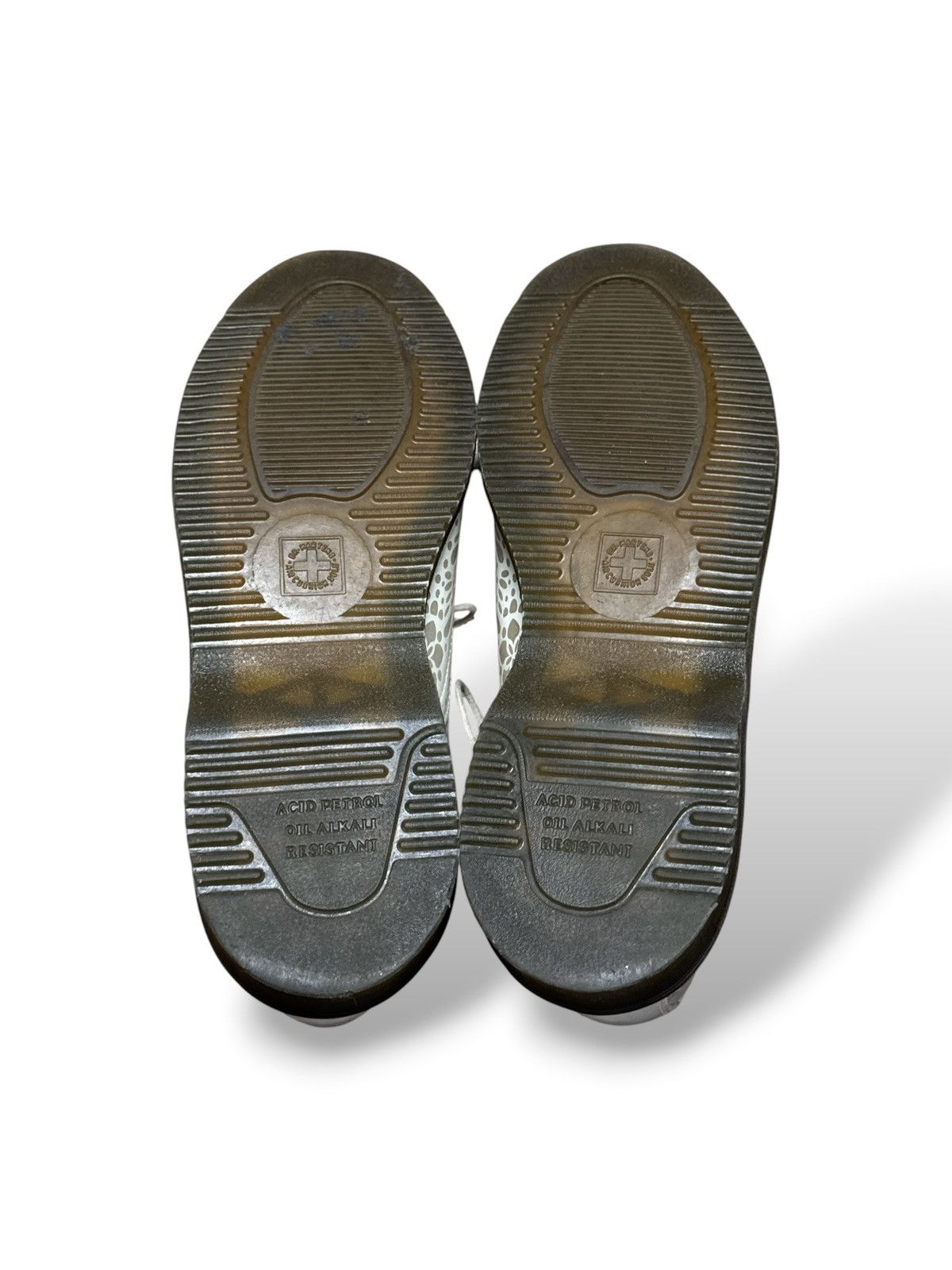Dr. Martens Dr. Martens Aila Leather White Shoes Size US 8 / IT 38 - 9 Thumbnail