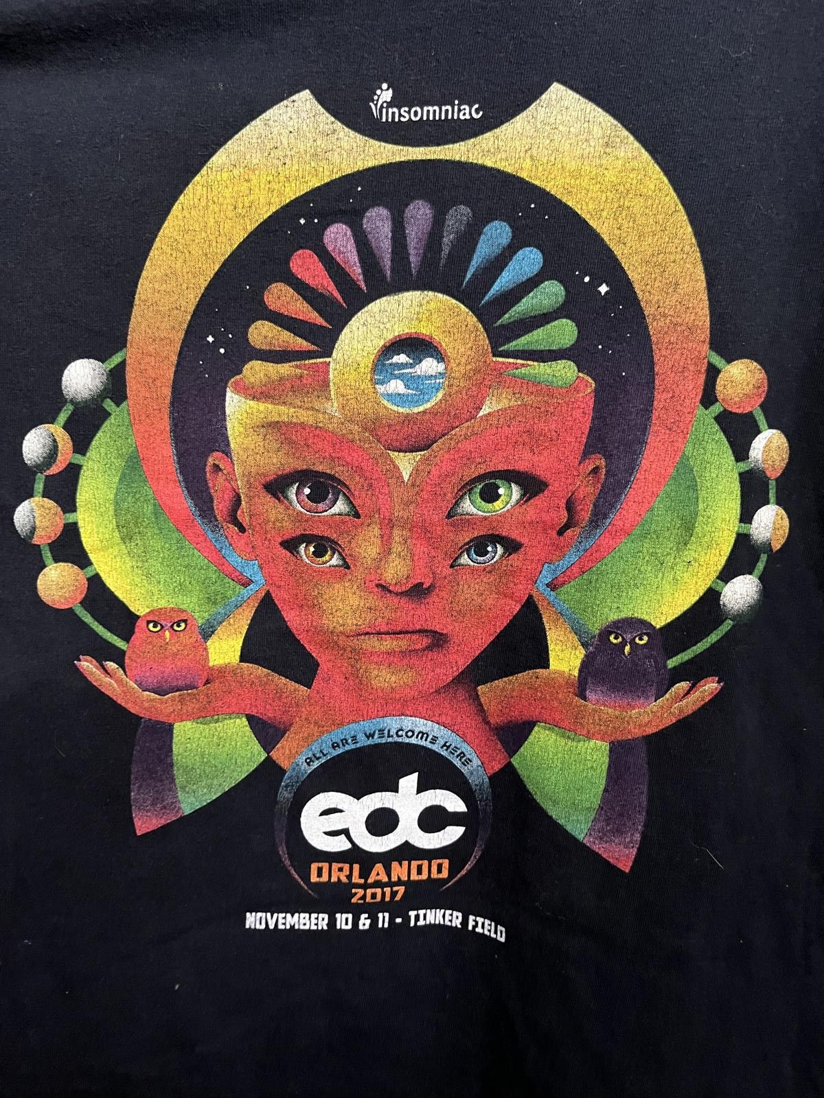 Designer EDC T-shirt Orlando 2017 - Electric Daisy Carnival Shirt - M Size US M / EU 48-50 / 2 - 4 Thumbnail