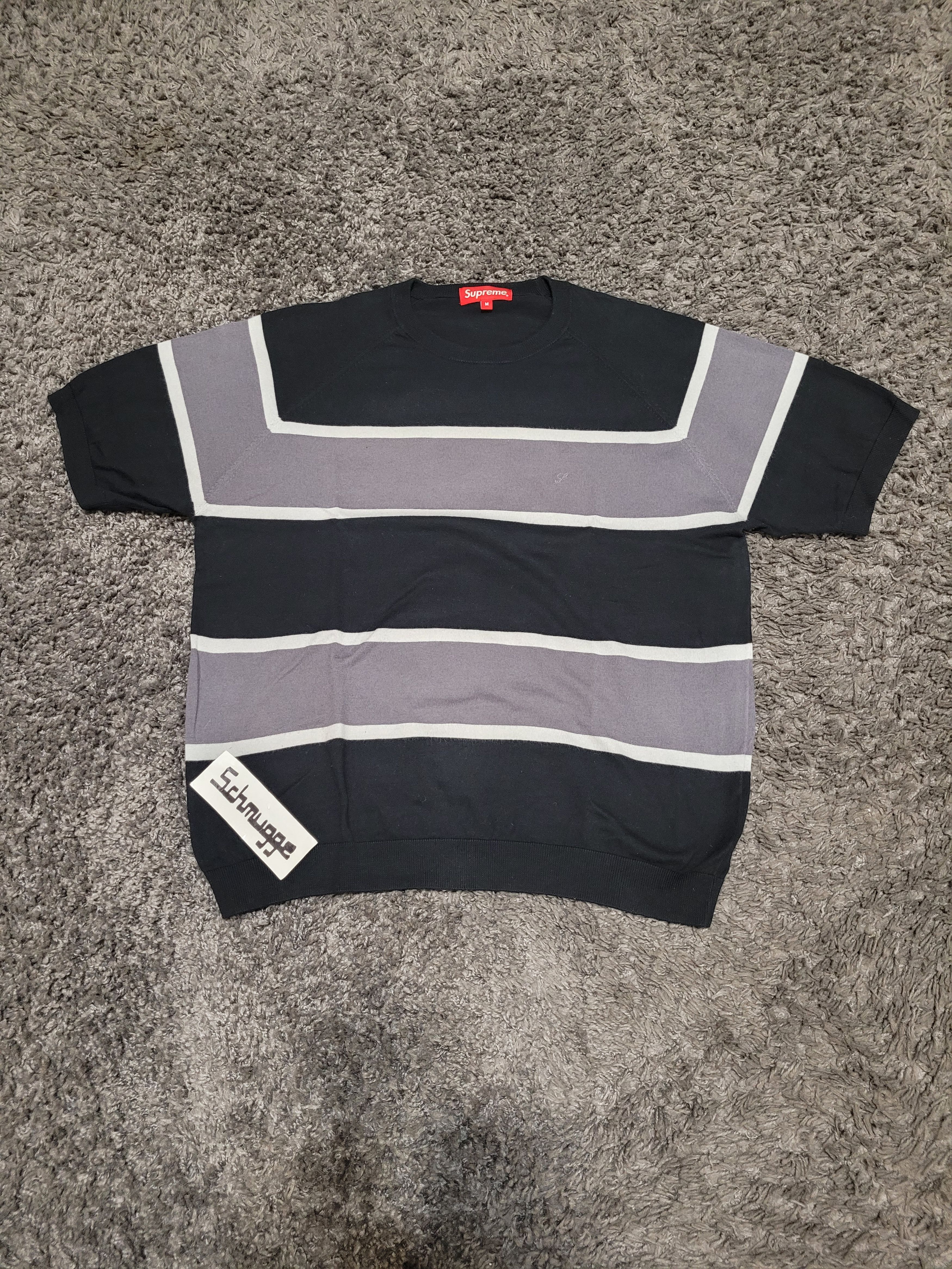 Supreme striped raglan sweater clearance