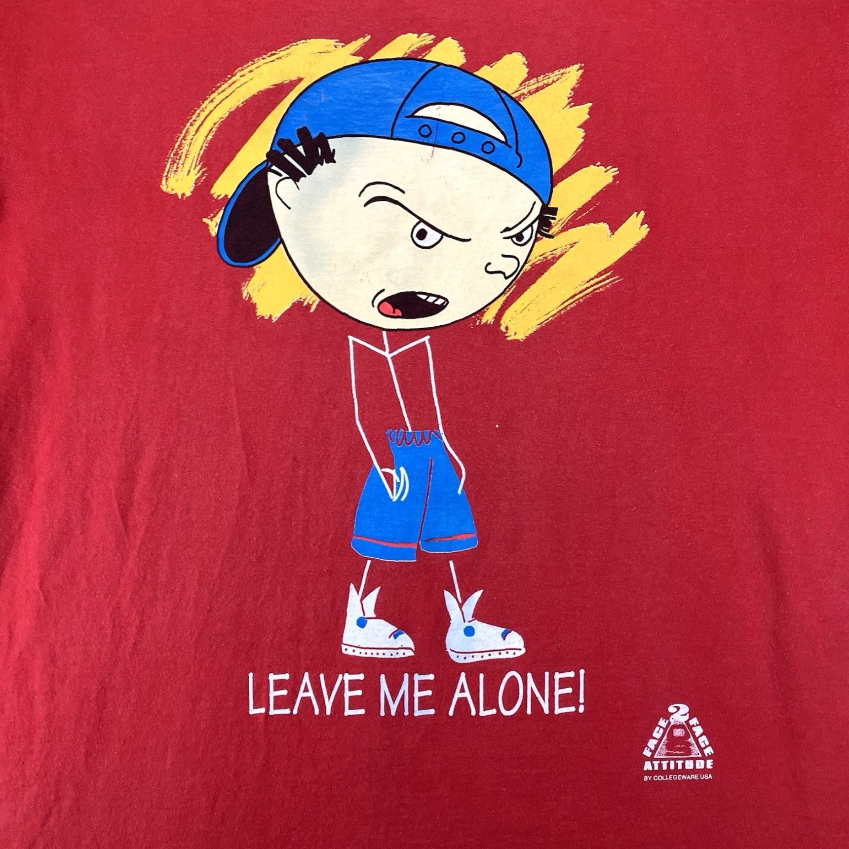 Vintage VINTAGE 2 Badd Graphic T-Shirt College Humor 90s Mens XL Red Size US XL / EU 56 / 4 - 3 Thumbnail