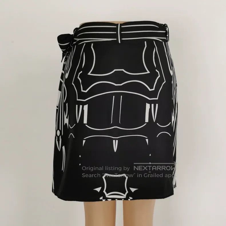 Hermes Hermes Silk Color-blocked Skirt Size 42" / US 20 - 3 Thumbnail