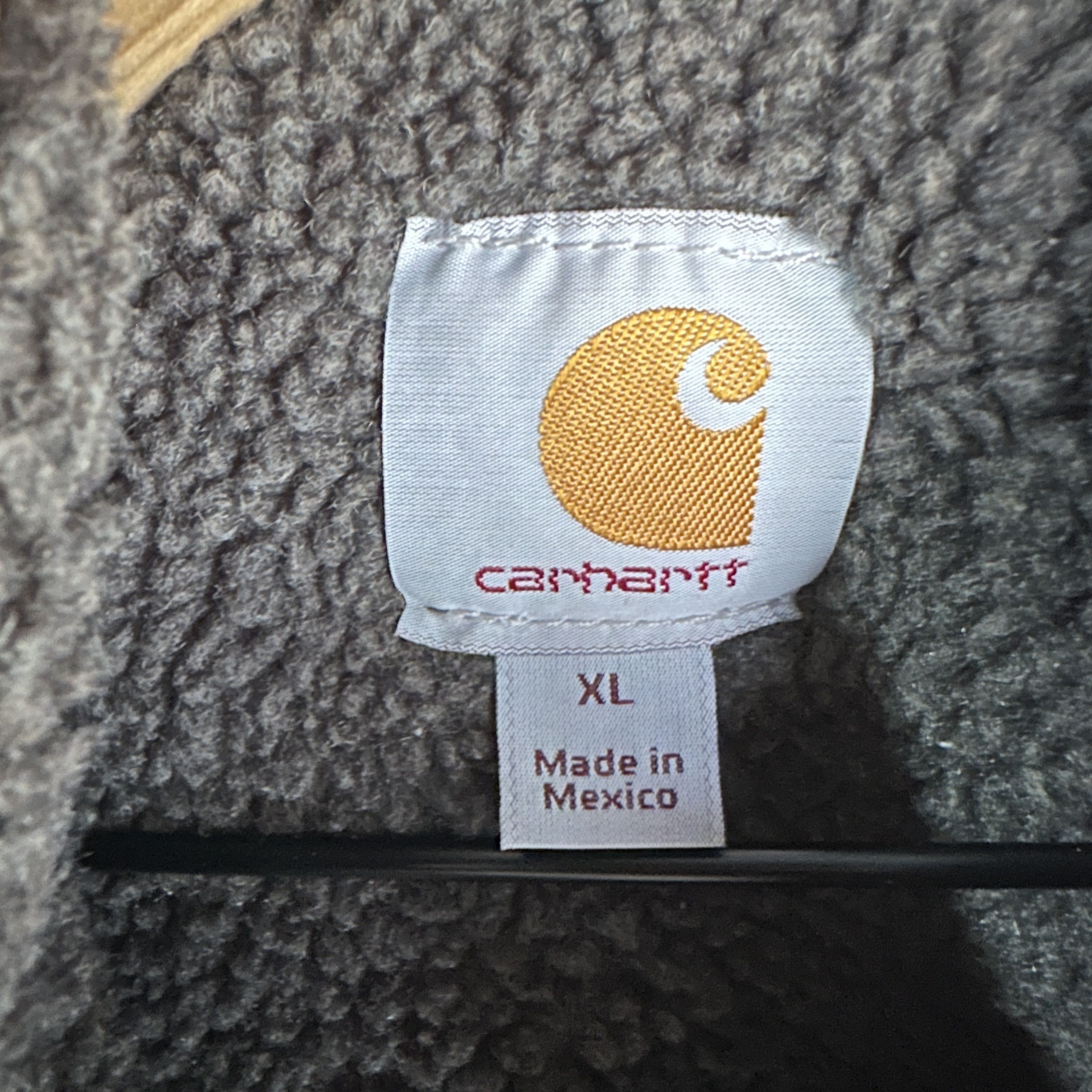 Carhartt Carhartt Sherpa Fleece Lined Vest Mens Canvas Mock Neck Size US XL / EU 56 / 4 - 11 Thumbnail