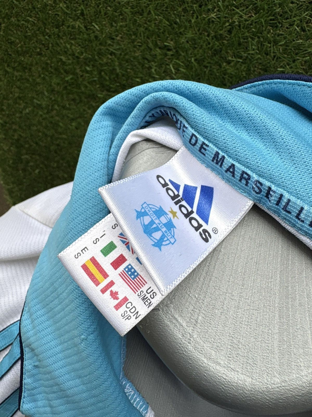 Adidas Jersey vintage marseille Size US S / EU 44-46 / 1 - 9 Thumbnail