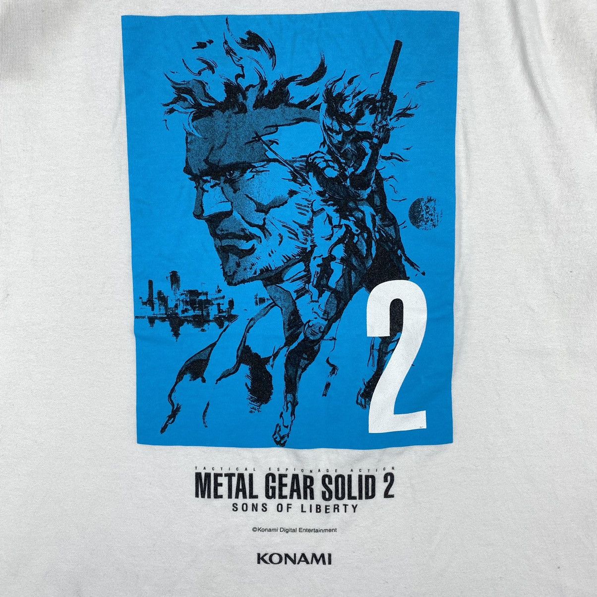 Playstation × Vintage Vintage METAL GEAR SOLID 2 Son Of Liberty Konami Game Tee Size US L / EU 52-54 / 3 - 3 Thumbnail