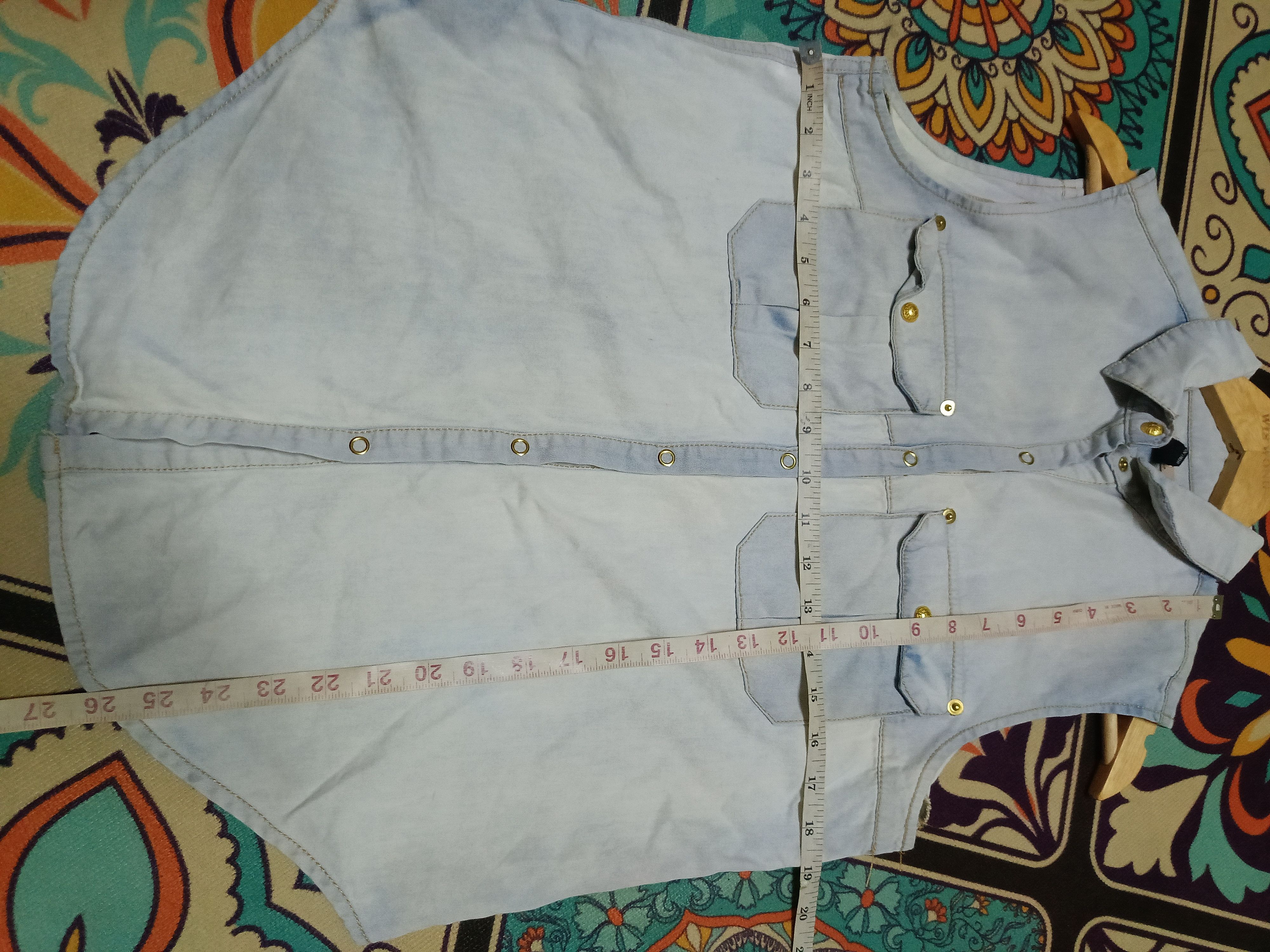Ksubi Ksubi denim Sleeveless shirt Size US S / EU 44-46 / 1 - 6 Thumbnail