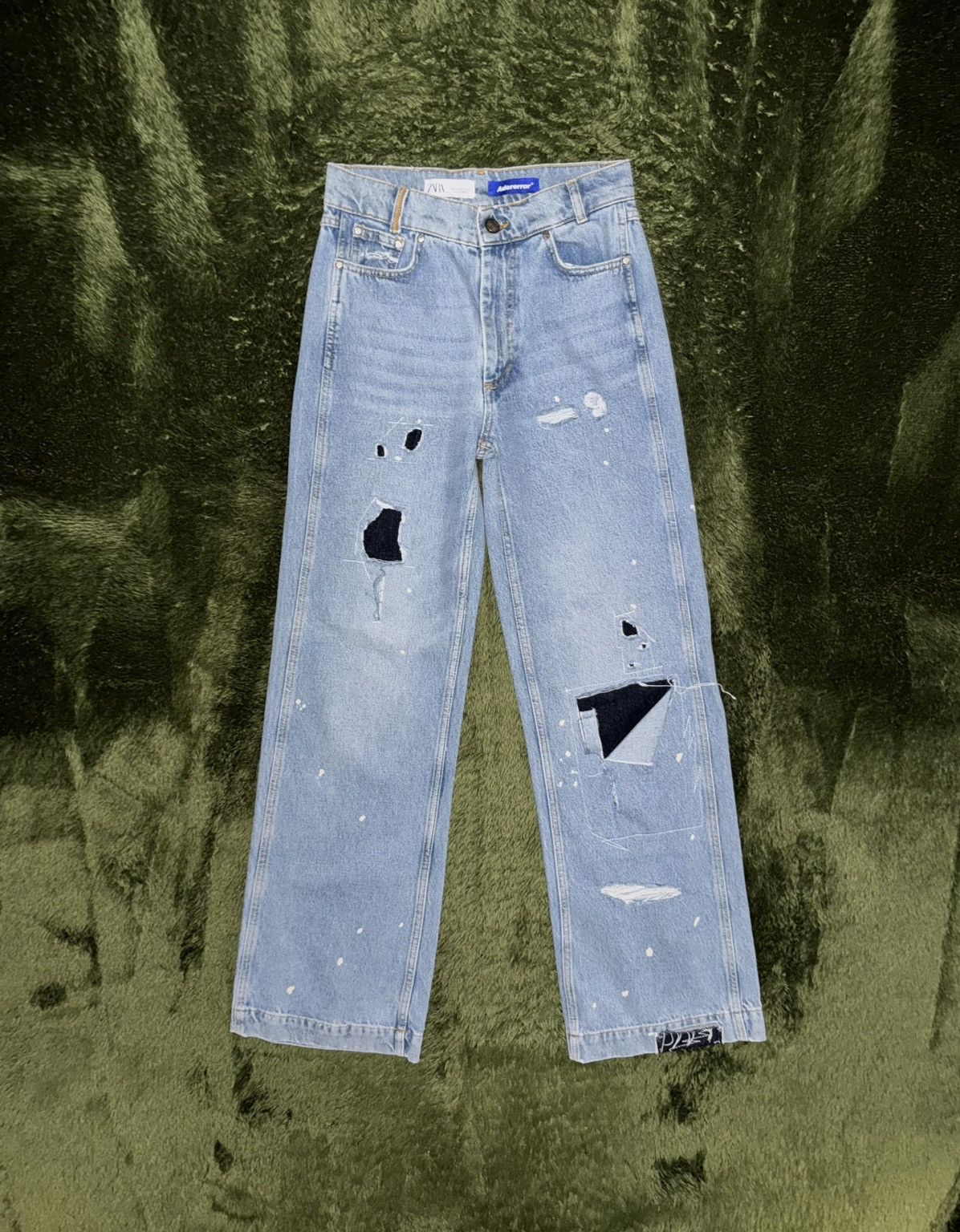 Ader Error × Zara [EU34] ZARA X ADER ERROR Patchwork Jeans Blue Indigo Size US 30 / EU 46 - 1 Thumbnail