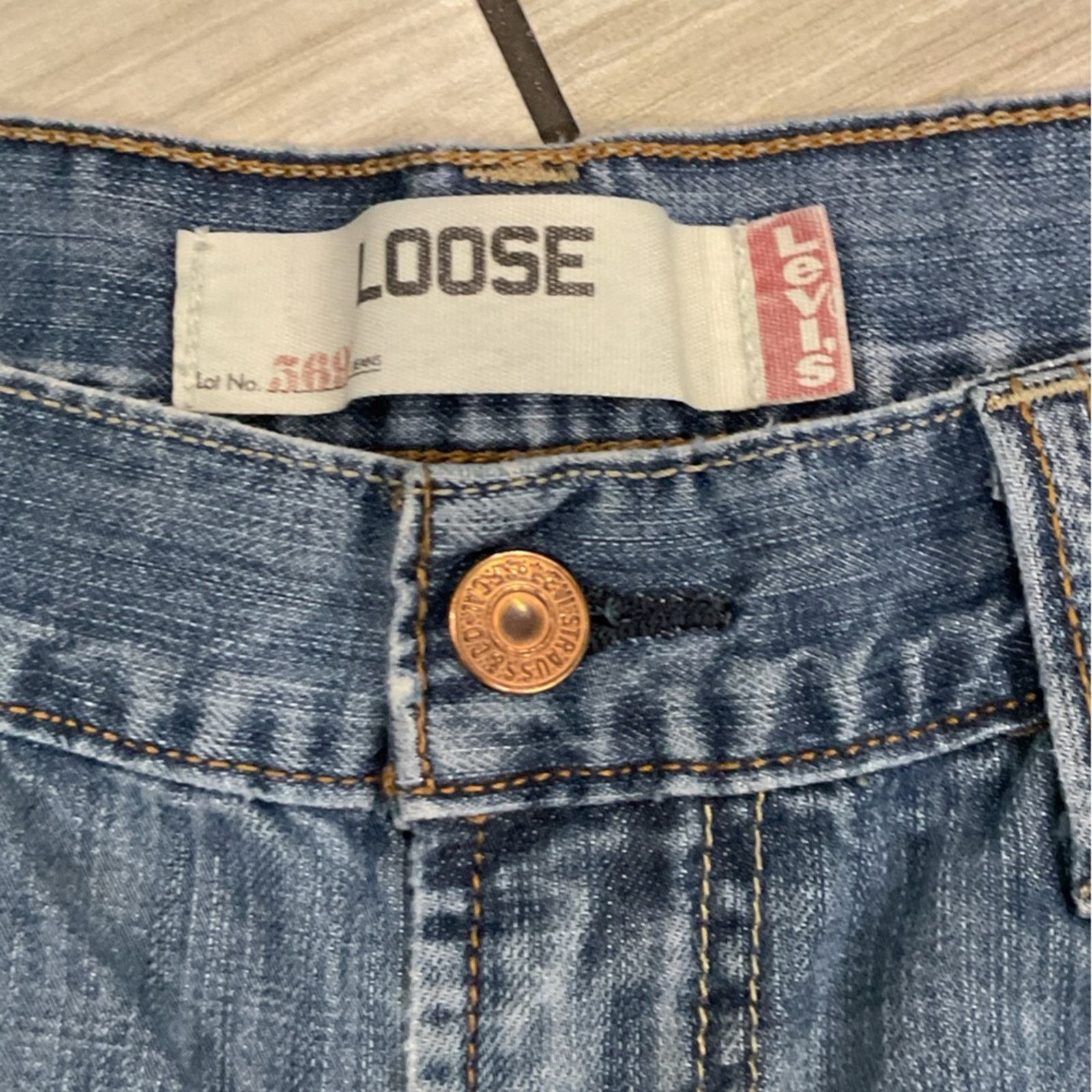 Levi's Levi’s ''569'' Loose Denim Shorts Size 33" - 3 Thumbnail