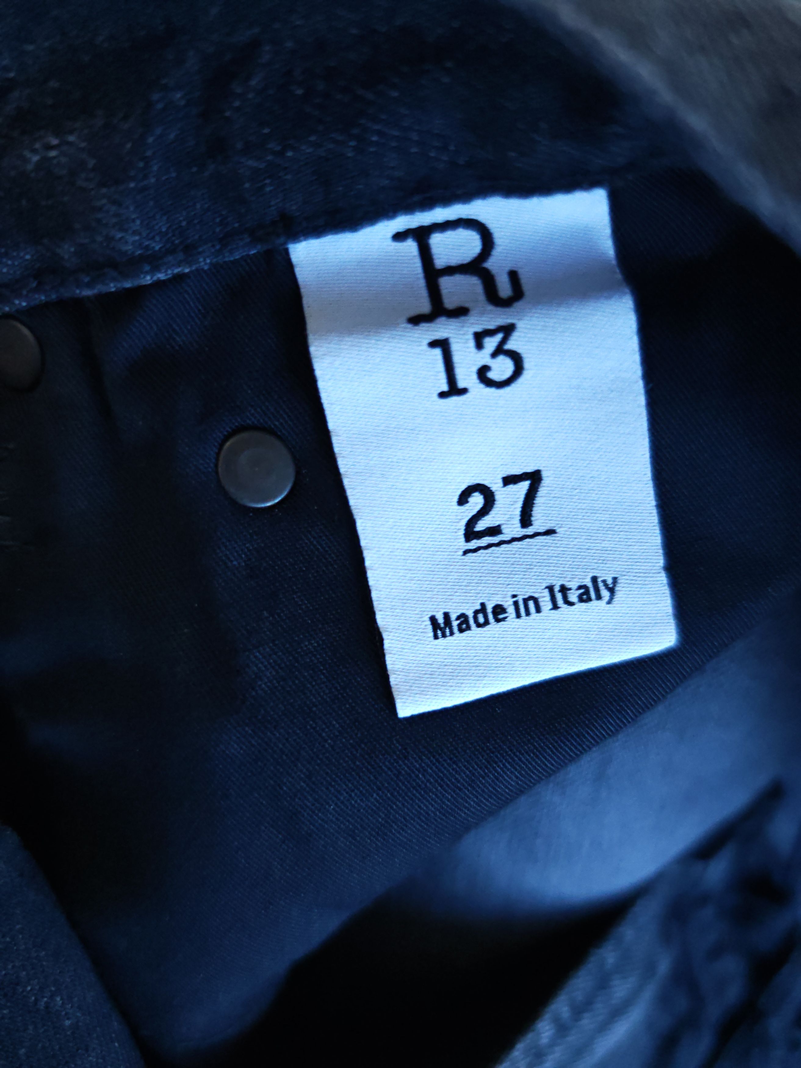 R13 R13 RARE SS19 Factory Sample Cropped Wide Leg Jeans Size 27" / US 4 / IT 40 - 4 Thumbnail