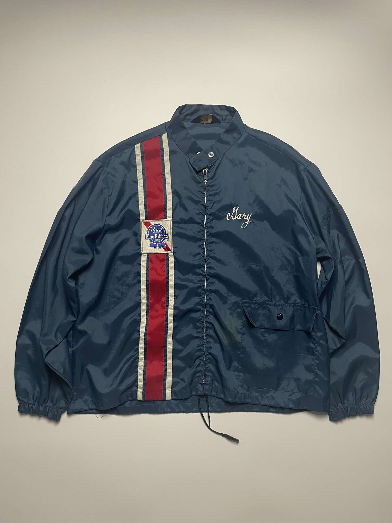 Vintage Vintage 80s Pabst Blue Ribbon Beer Jacket Size US XL / EU 56 / 4 - 1 Thumbnail