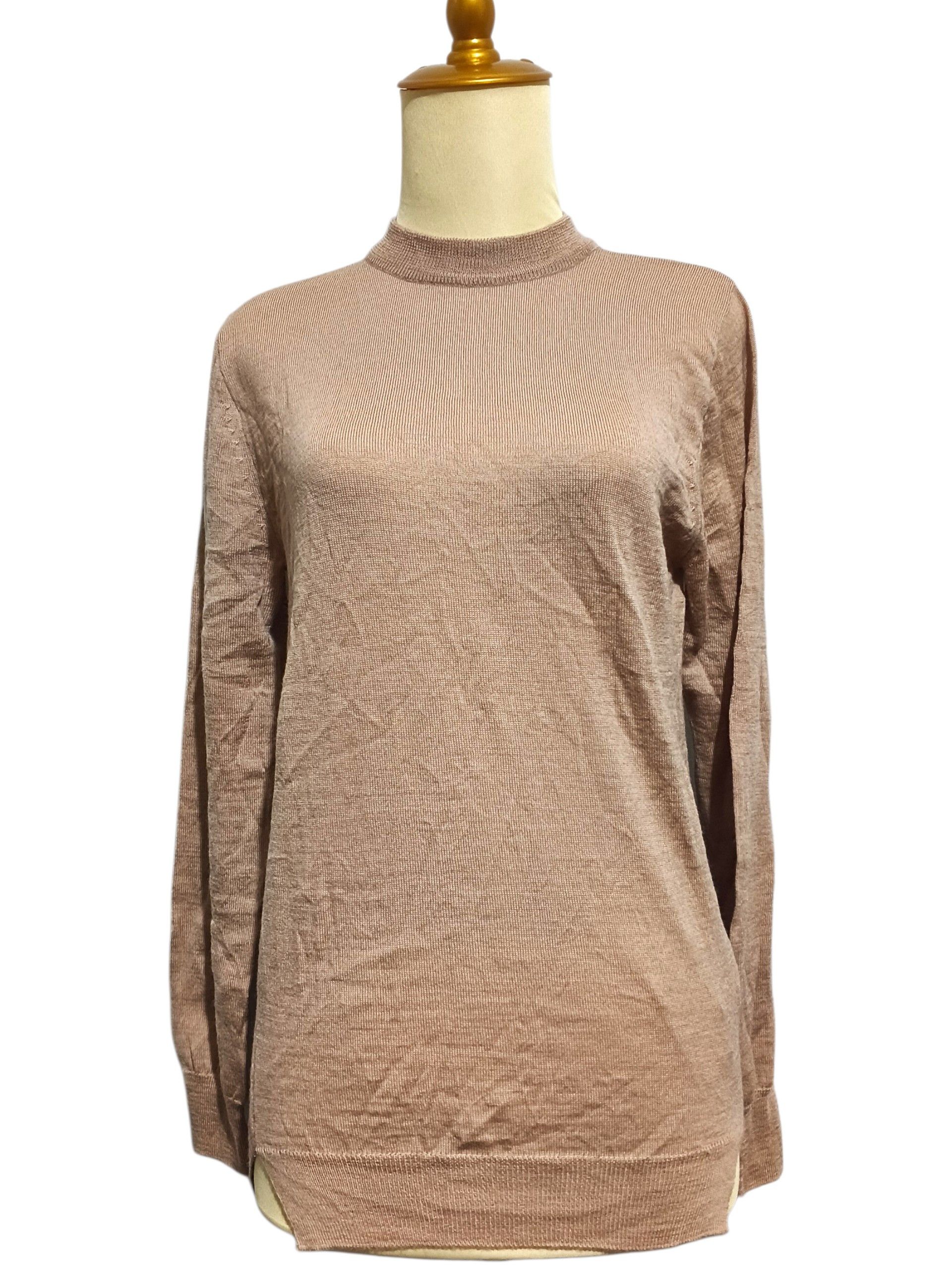 Hussein Chalayan Chalayan Minimalist Fine Knit Mock Neck Sweater Size M / US 6-8 / IT 42-44 - 1 Thumbnail