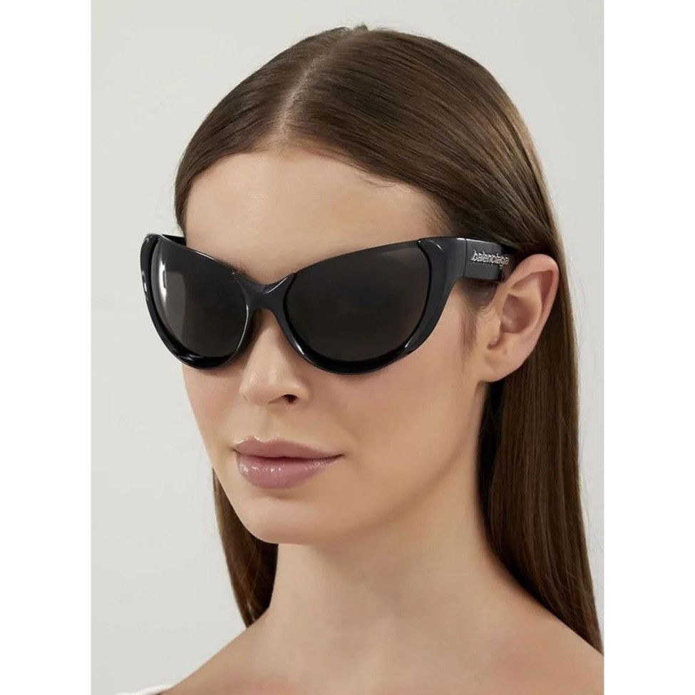 Balenciaga NEW BALENCIAGA BB0201S 001 SUNGLASSES BLACK OVERSIZED WOMEN Size ONE SIZE - 1 Thumbnail