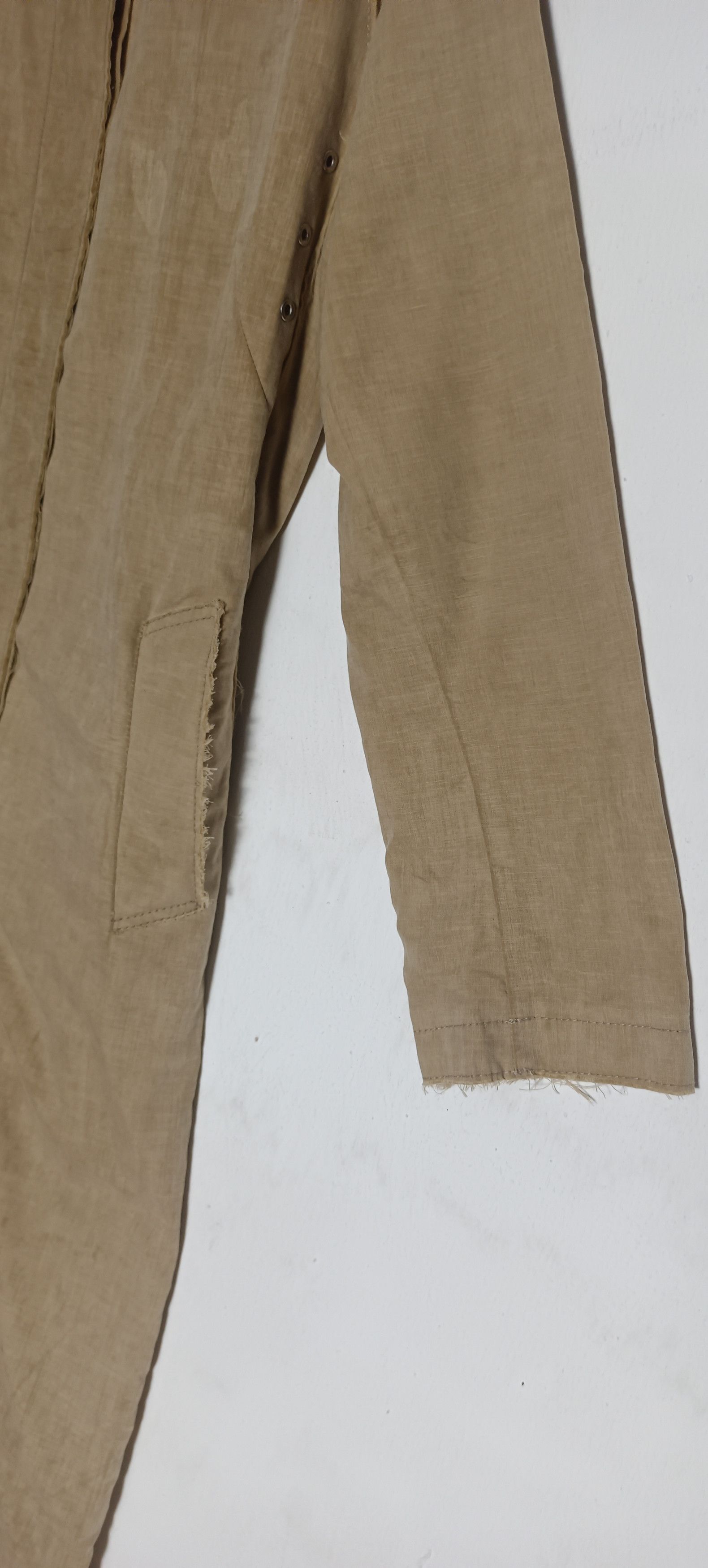 Burberry Design Rare 🔥Burberry Trench Coat design hairy thread Size US XS / EU 42 / 0 - 6 Thumbnail