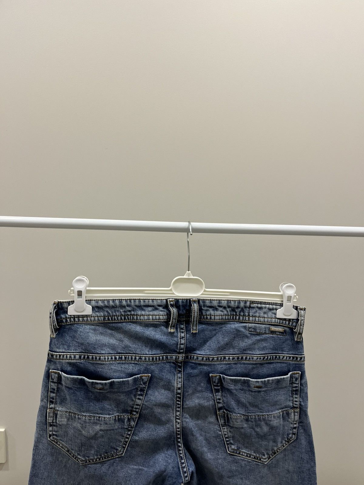 Diesel Distressed Denim Y2k Diesel Vintage Jeans Style Slim Size US 33 - 2 Thumbnail