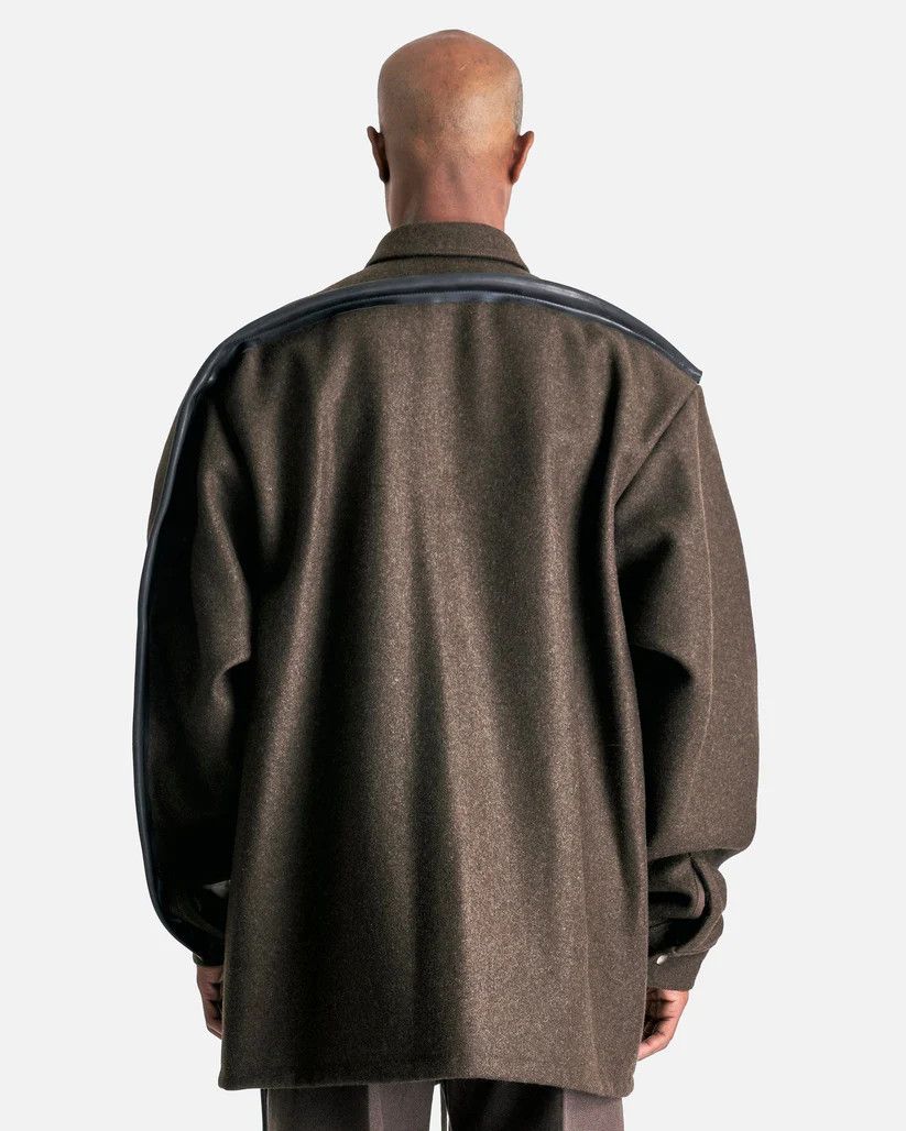 Rick Owens o1s1v1r1oon0825 Tour Jacket in Fawn/Black Size US S / EU 44-46 / 1 - 3 Thumbnail