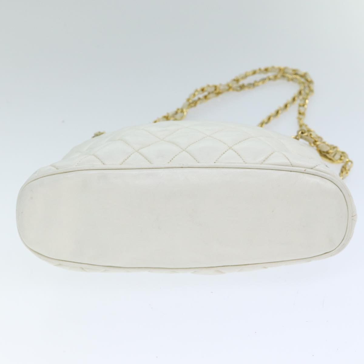 Chanel CHANEL Matelasse Chain Shoulder Bag Leather White CC Size ONE SIZE - 5 Thumbnail