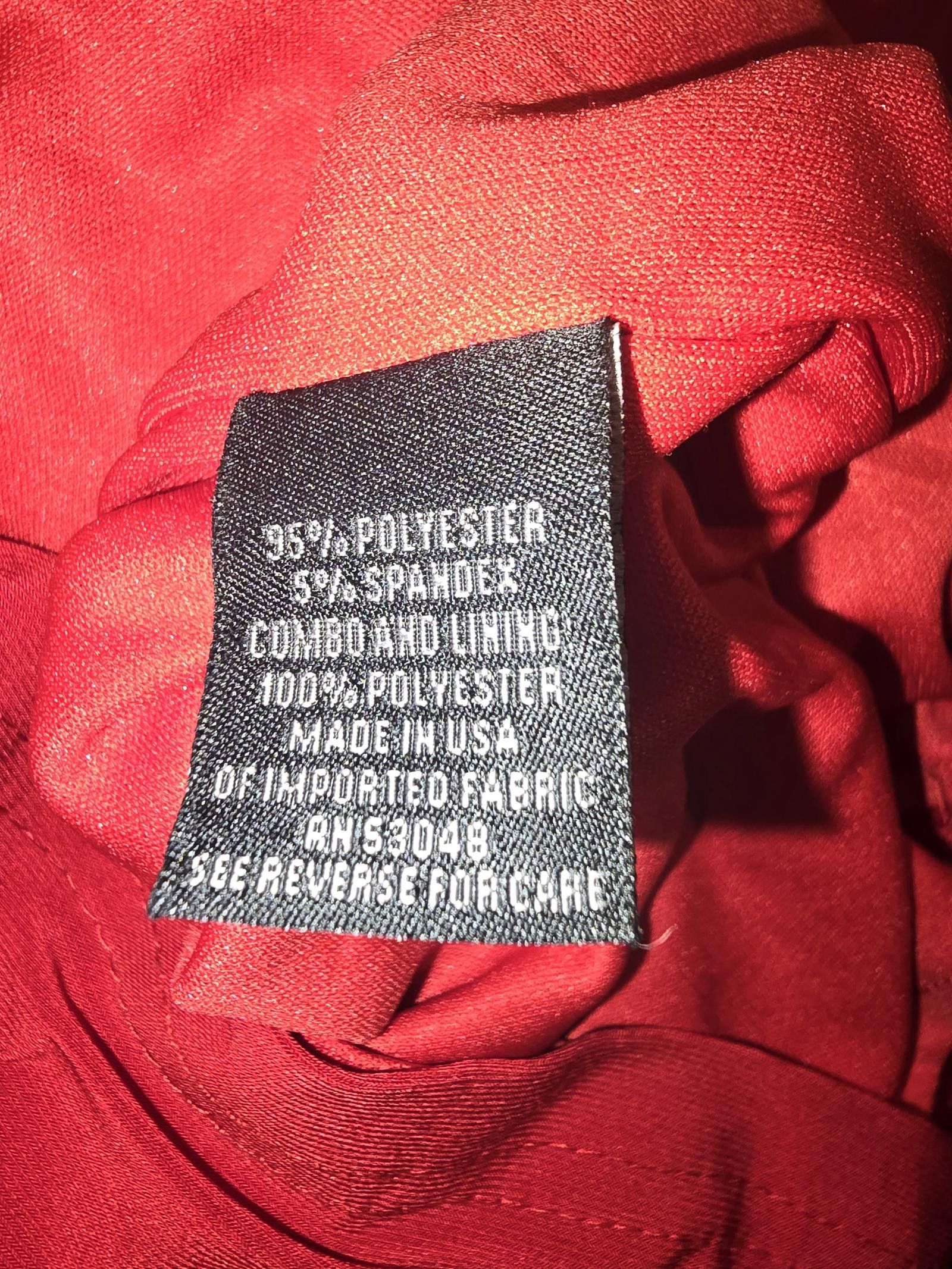 Other Elegant Red Dress by Dressbarn - Size 8P Size M / US 6-8 / IT 42-44 - 5 Thumbnail