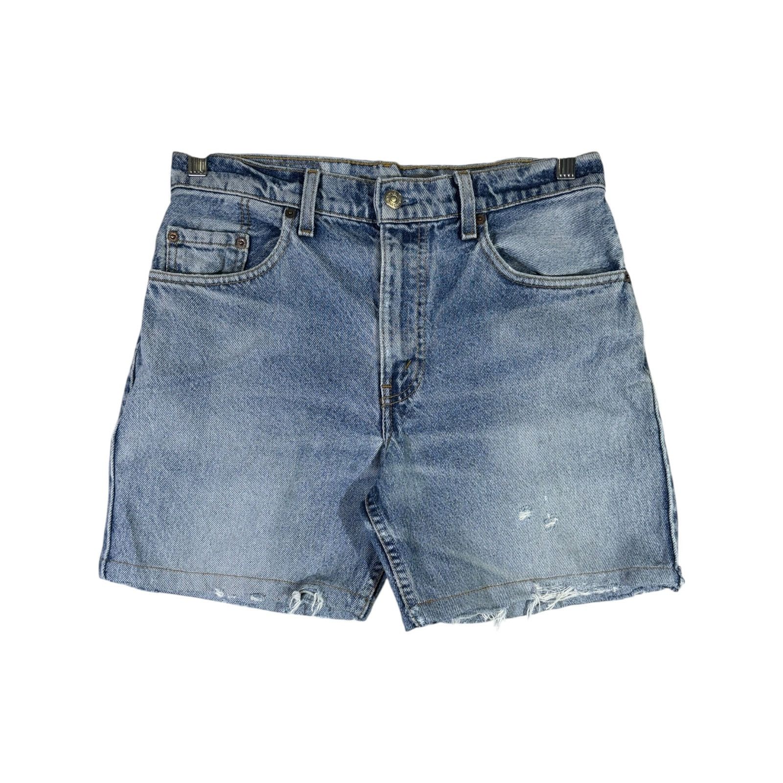 ERL × Levi's distressed jorts 30 破格 ERL × Levi's New ERL x Levis 501 Distressed Denim Shorts