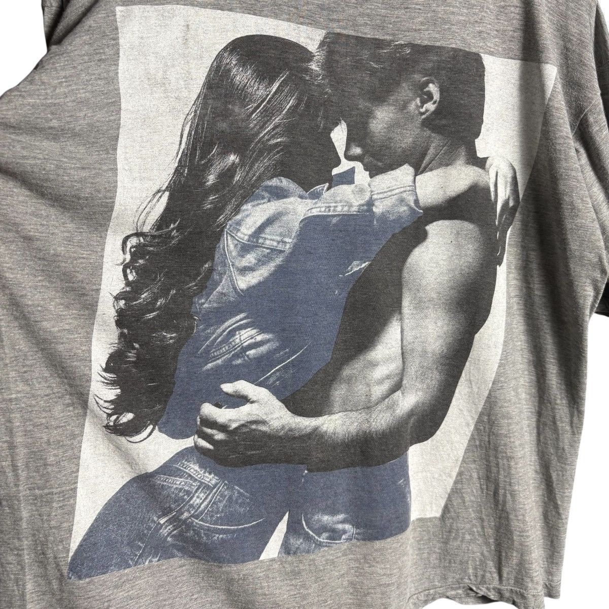 Vintage Vintage 90s Bruce Weber Graphic T-Shirt / Calvin Klein Jeans Size US XL / EU 56 / 4 - 2 Thumbnail