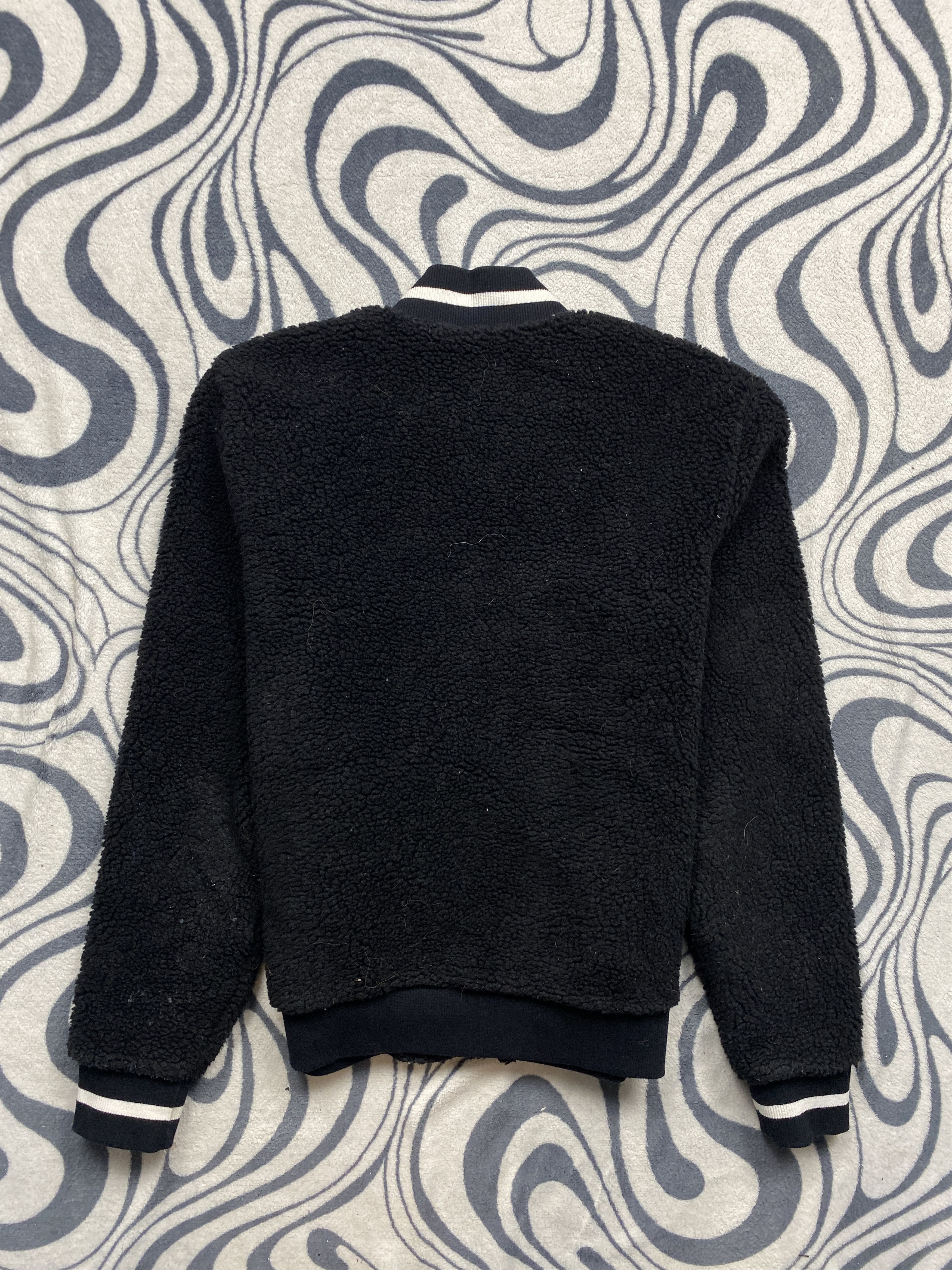 Fred Perry Fred Perry Vintage Womens Teddy Sherpa Fleece Bomber Size XS / US 0-2 / IT 36-38 - 6 Thumbnail