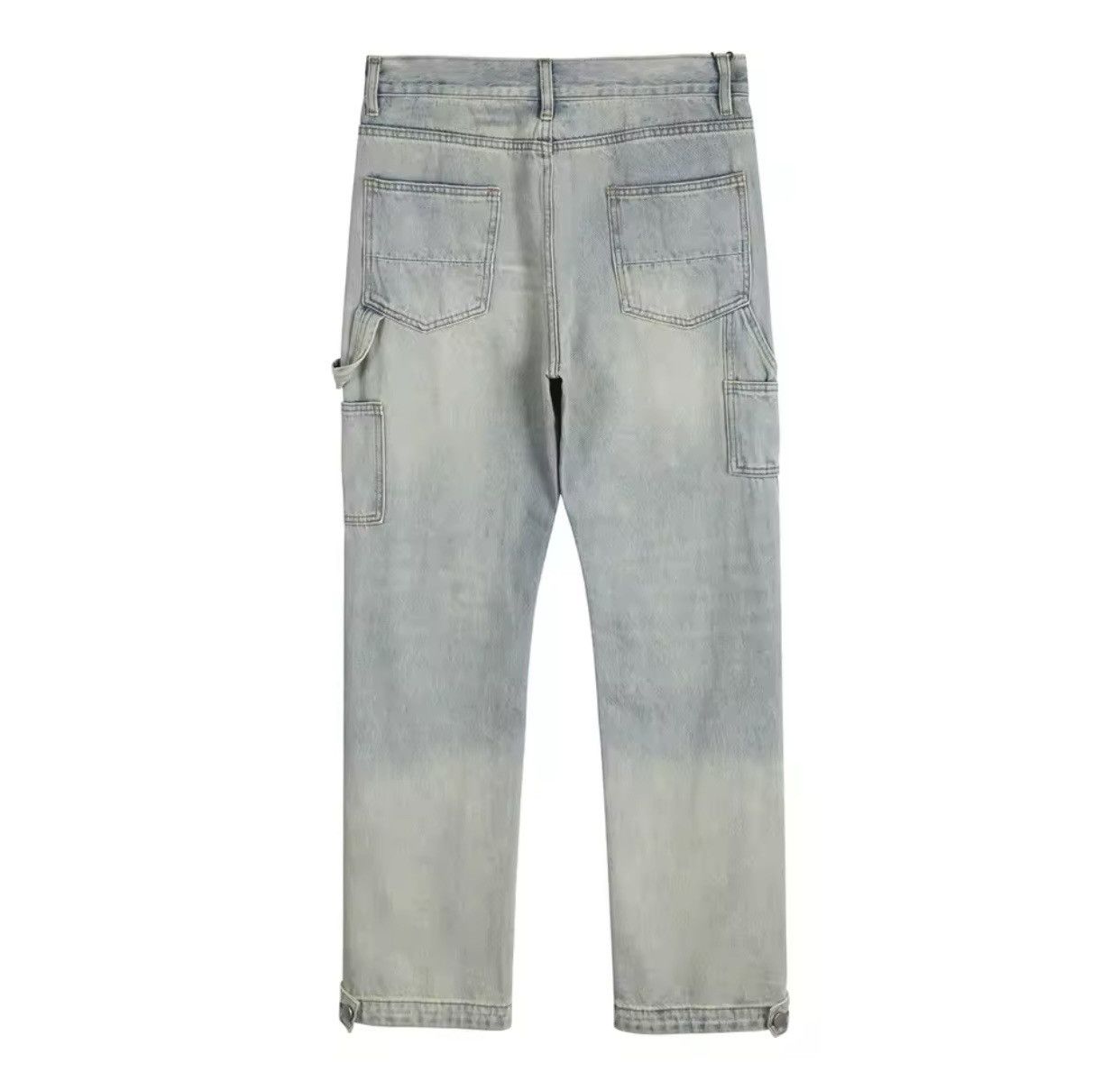 American Streetwear Double Knee Logging Overalls