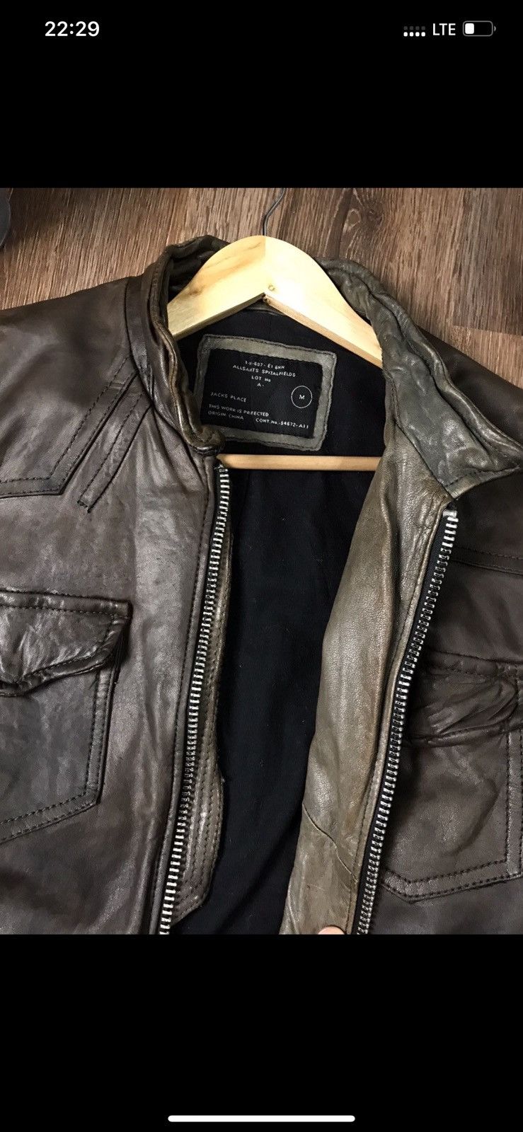 Allsaints Allsaints Spitalfields Moto Leather Jacket Size US M / EU 48-50 / 2 - 5 Thumbnail
