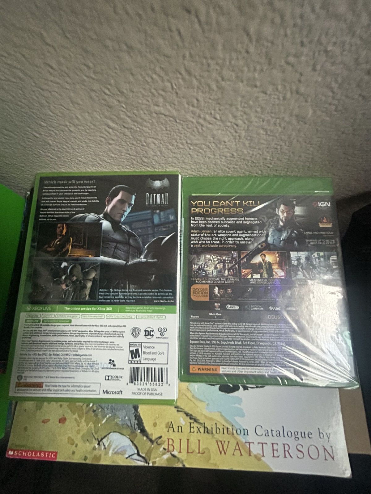 Microsoft CIB SEALED Batman telltale series xbox360 DeusEx xbox one Size ONE SIZE - 2 Thumbnail
