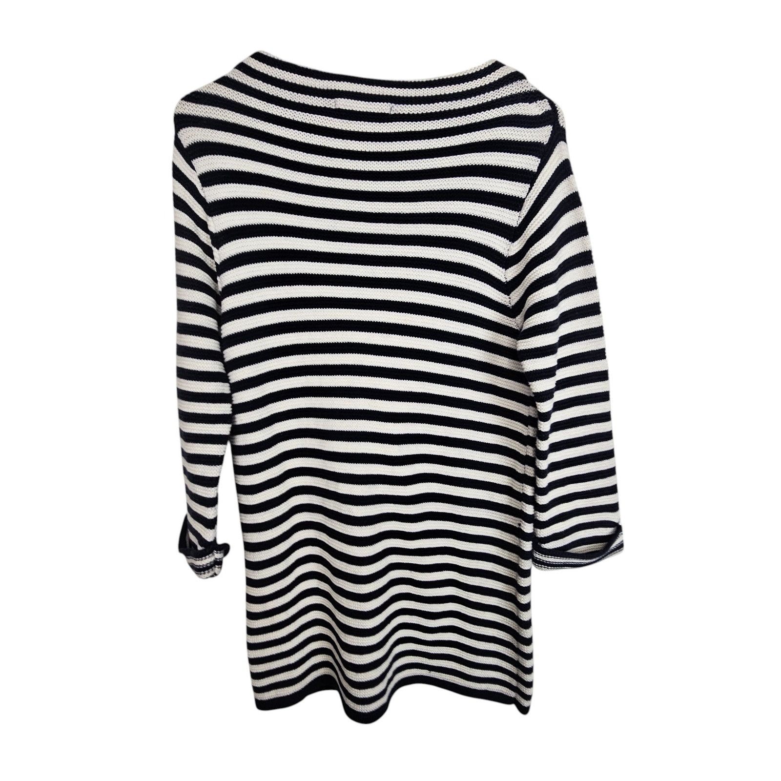Boden Boden Womens Wool Striped Knit Sweater Sz 8 Classic Nautical Size M / US 6-8 / IT 42-44 - 8 Thumbnail