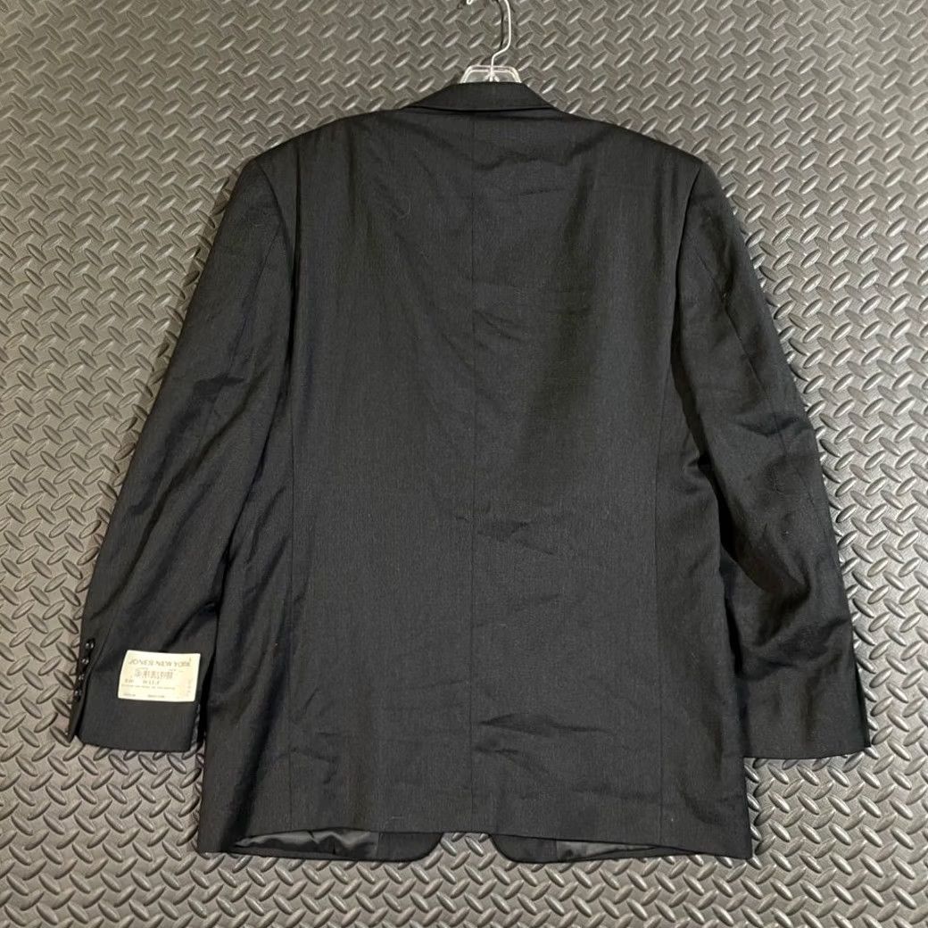 Jones New York NWT Jones New York Strawbridges Black Button Up Blazer Men's 40R Regular Black Mens Blazer Sport Coat Size 40R - 3 Thumbnail