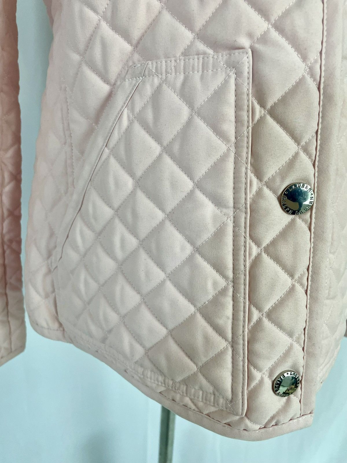 Lauren Ralph Lauren Ralph Lauren Quilted Jacket Pink Snap Buttons Small Coat Size S / US 4 / IT 40 - 3 Thumbnail