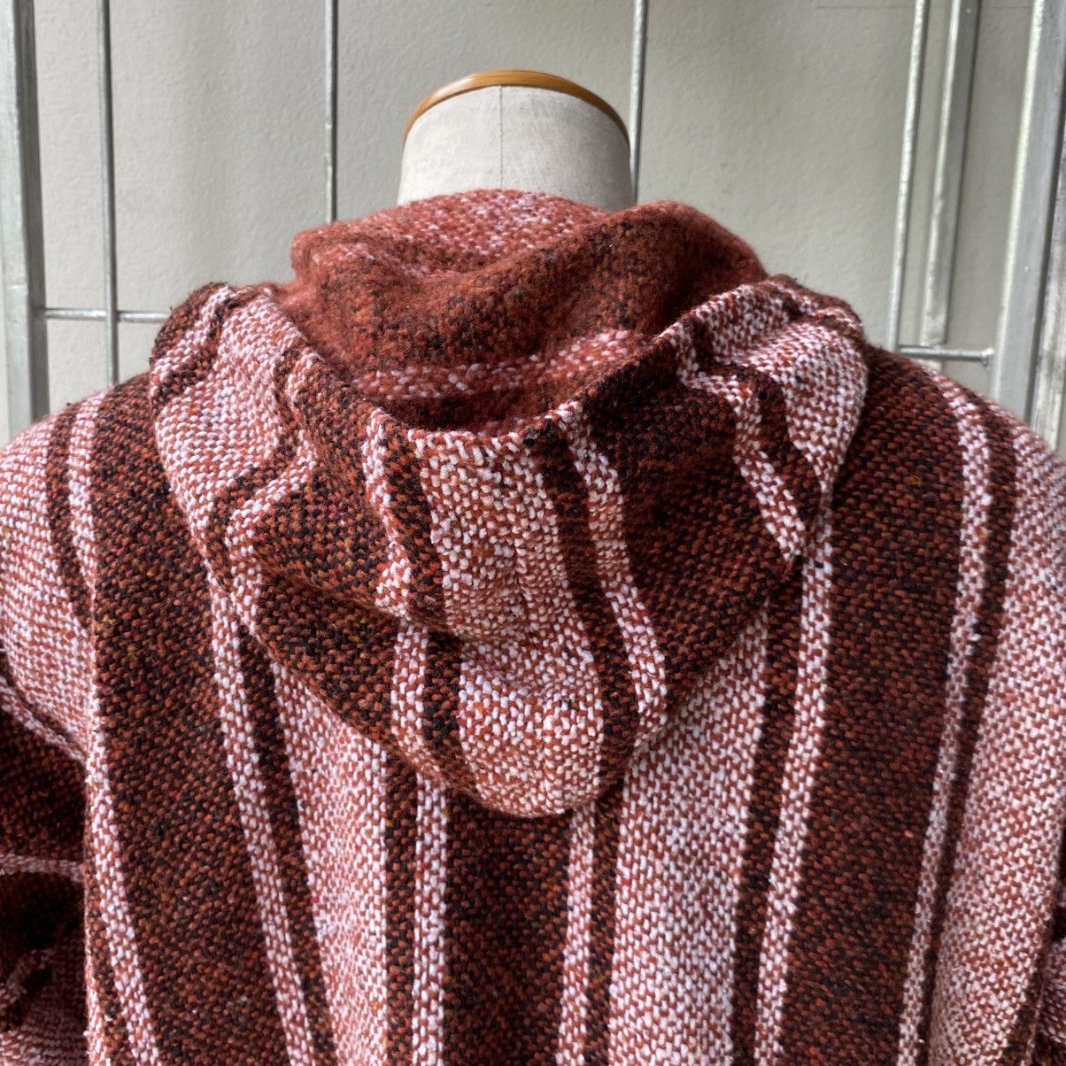 Vintage Brown & Pink Striped Baja Hoodie Size US M / EU 48-50 / 2 - 24 Thumbnail