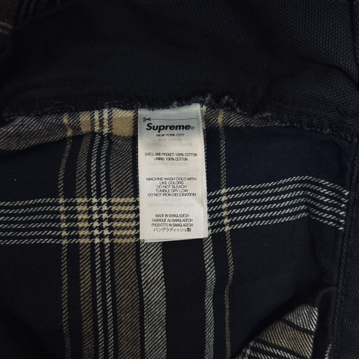Dickies × Supreme Supreme Dickies Flannel Lined Cargo Pants Black 30 Size US 30 / EU 46 - 9 Thumbnail