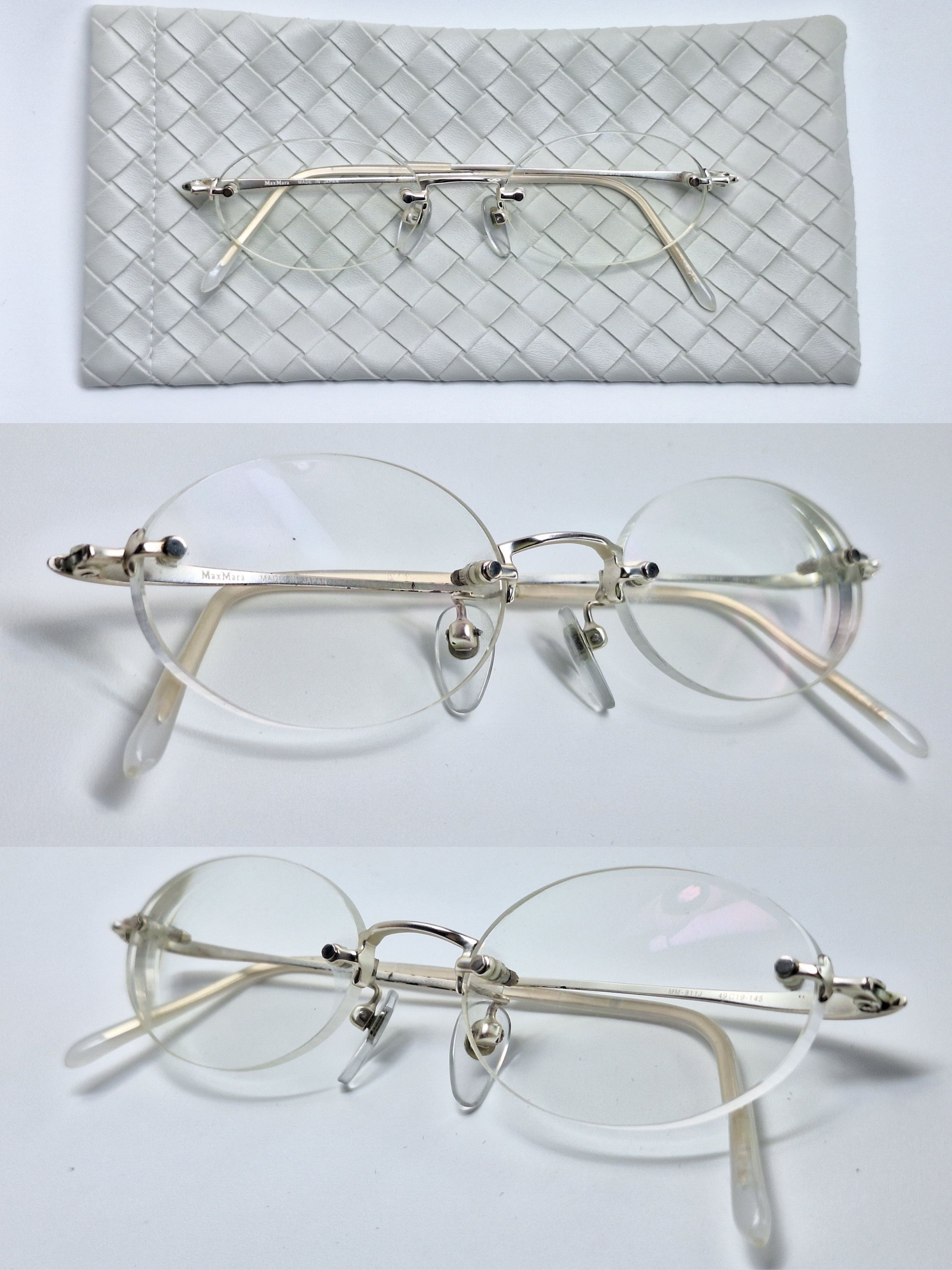 Max Mara Max Mara MM-811J Rimless Vintage Eyeglass Frame Luxury Size ONE SIZE - 2 Thumbnail