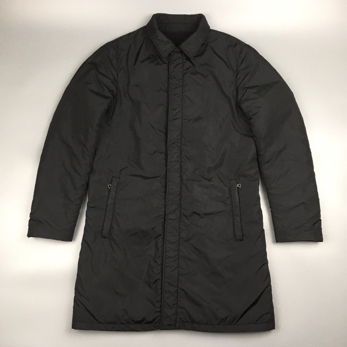 Prada FW’07 PRADA Linea Rossa Black Tab Reversible Nylon/Wool Coat Size US M / EU 48-50 / 2 - 1 Thumbnail